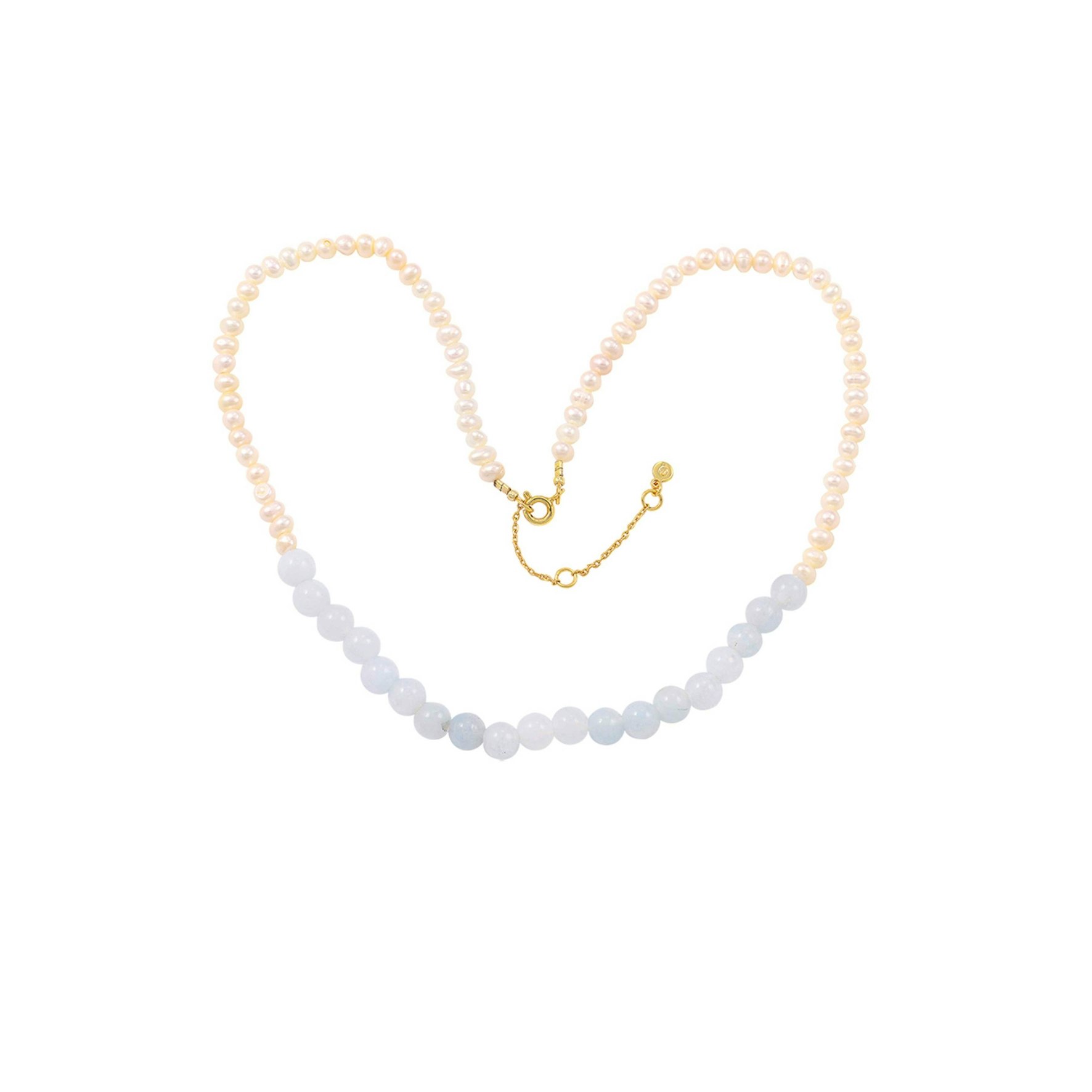 Evelyn Pearl Necklace from Hultquist Copenhagen in Goldplated Silver Sterling 925