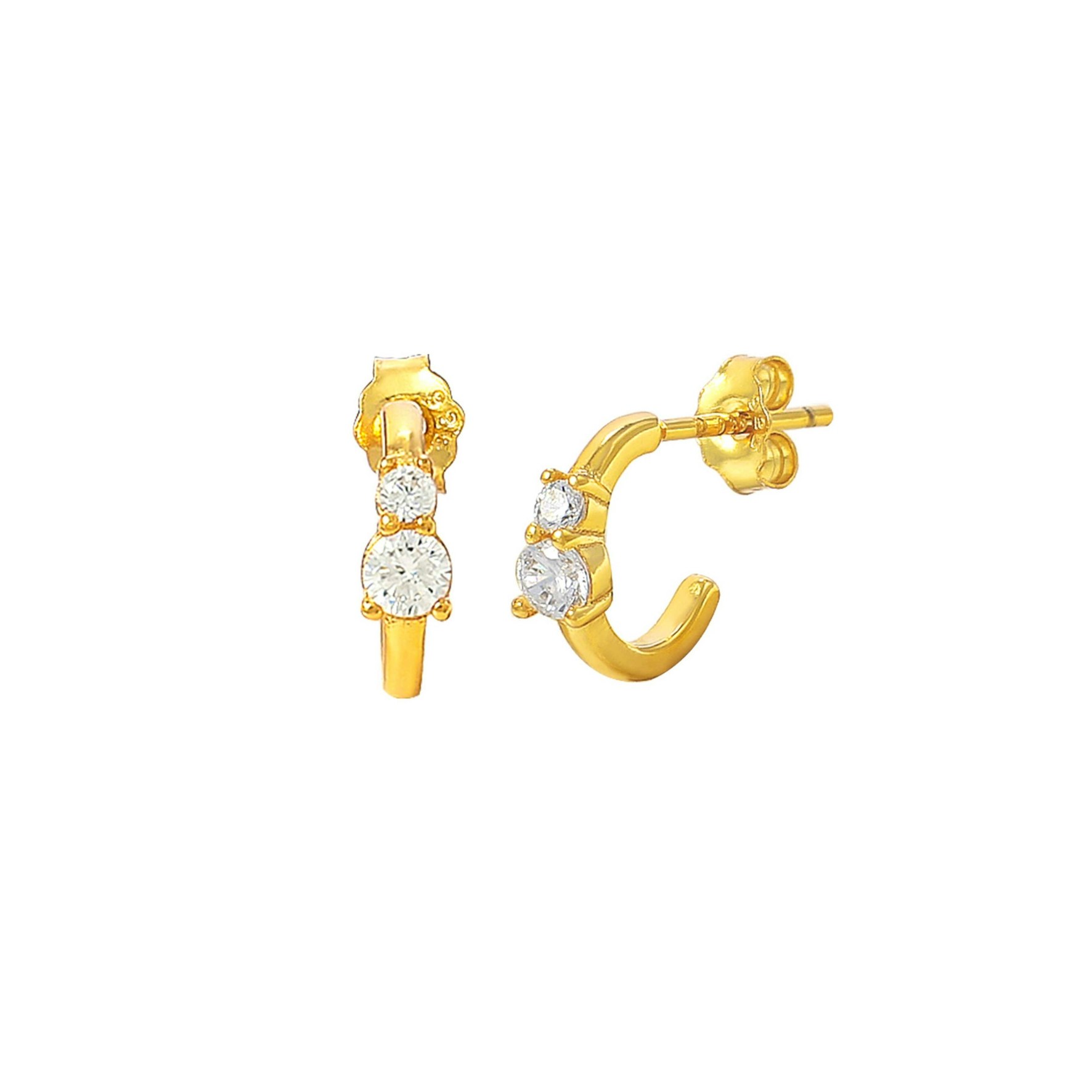 Eline Earrings od Hultquist Copenhagen w Pozłacane srebro próby 925.