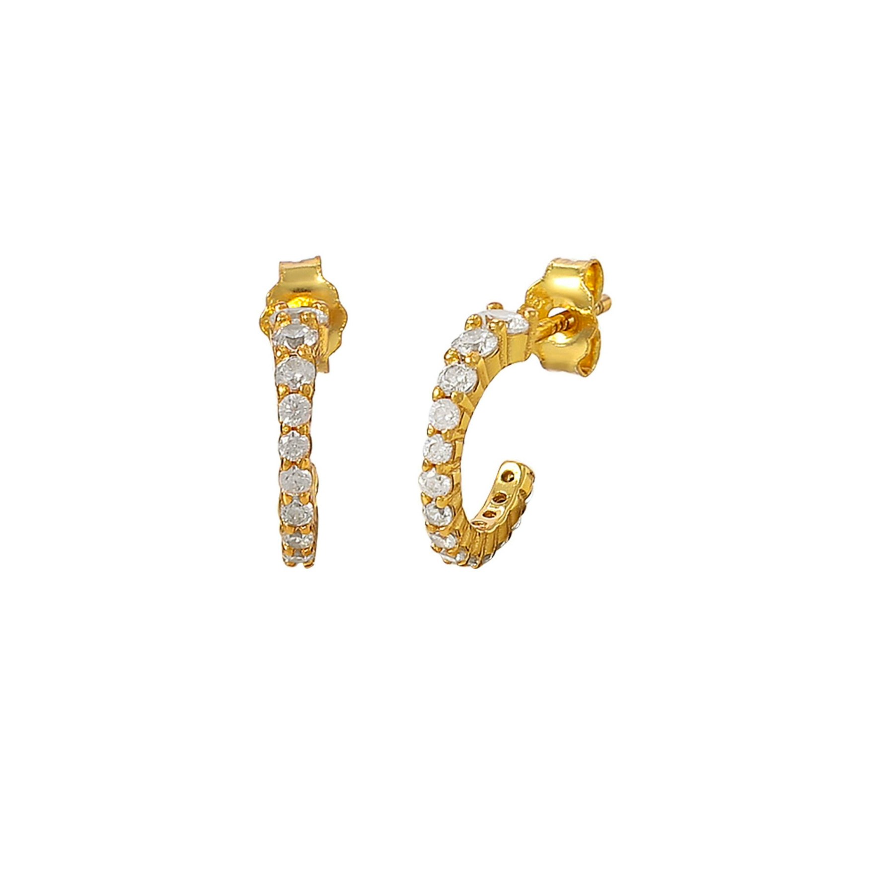Elvita Earrings fra Hultquist Copenhagen i Forgylt-Sølv Sterling 925