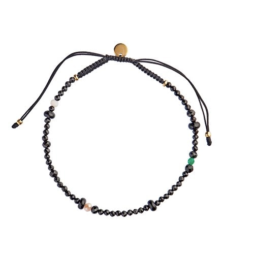 Lissé Bracelet With Black Dream Colors & Black Ribbon