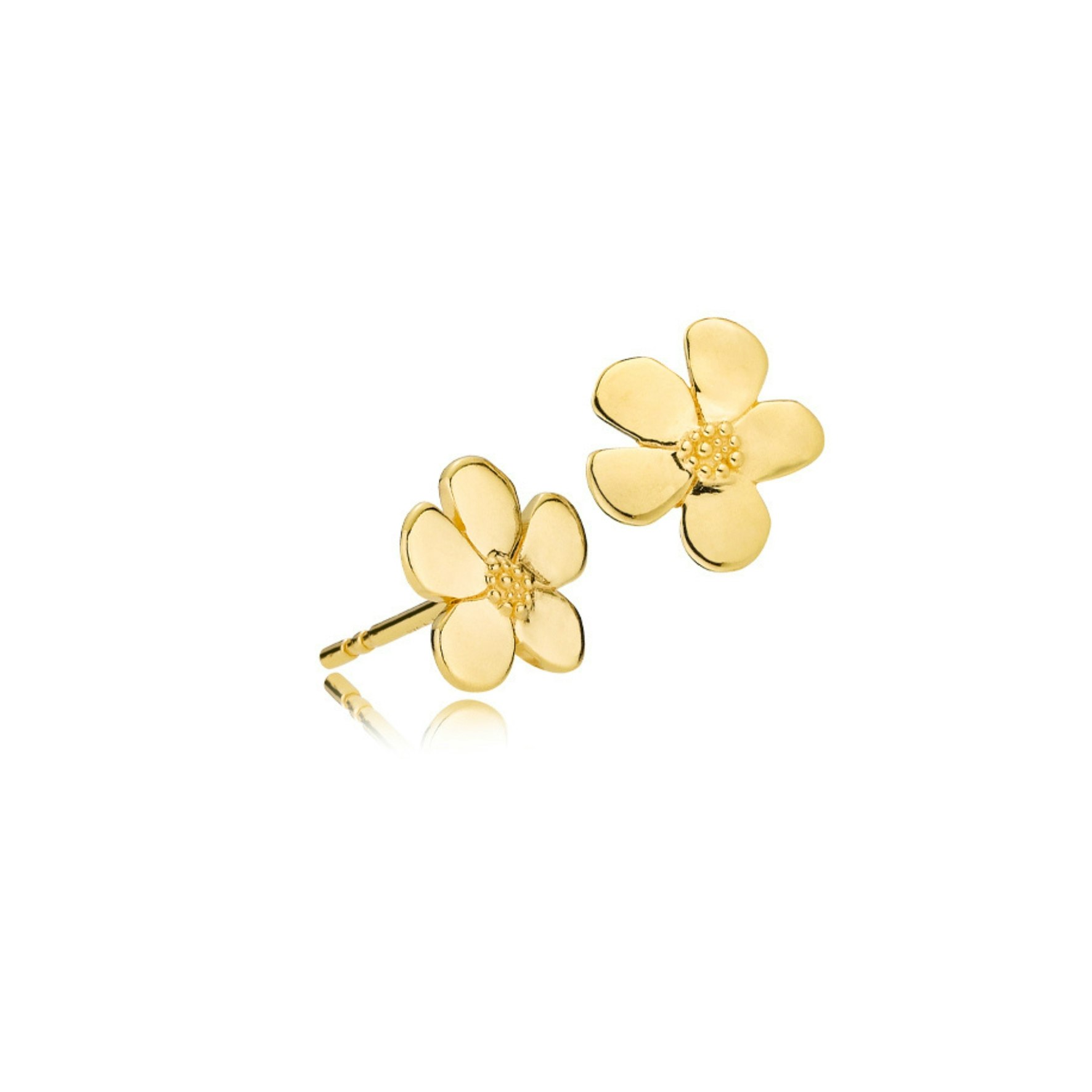 Pansy Earsticks fra Izabel Camille i Forgyldt-Sølv Sterling 925