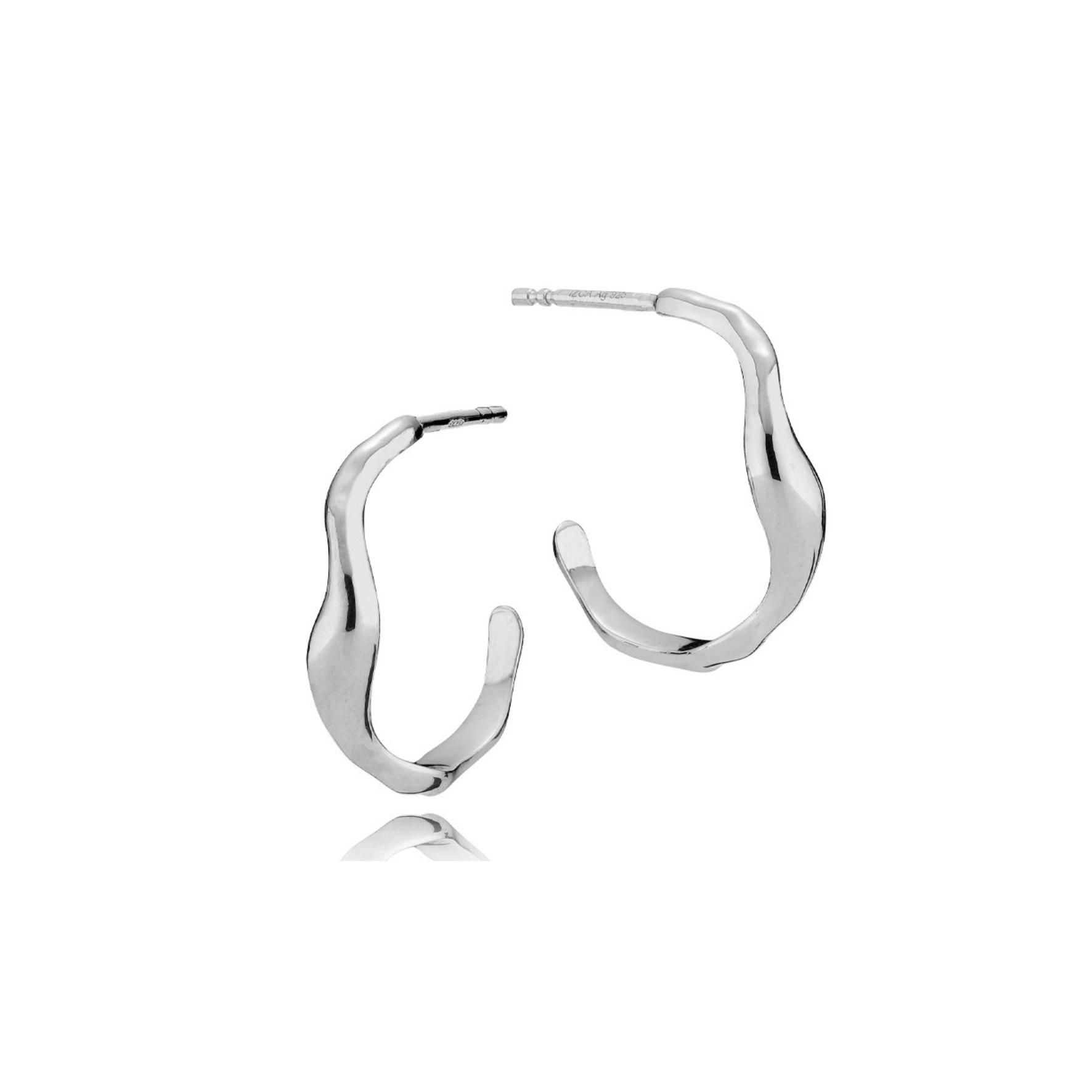 Nori Large Hoops fra Izabel Camille i Sølv Sterling 925