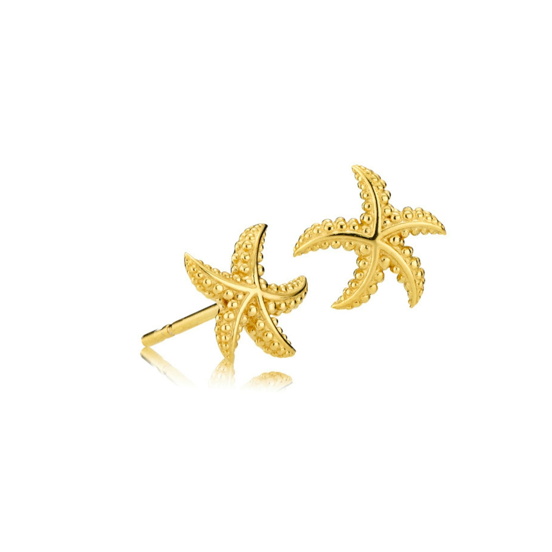 Marina Starfish Earsticks fra Sistie i Forgyldt-Sølv Sterling 925