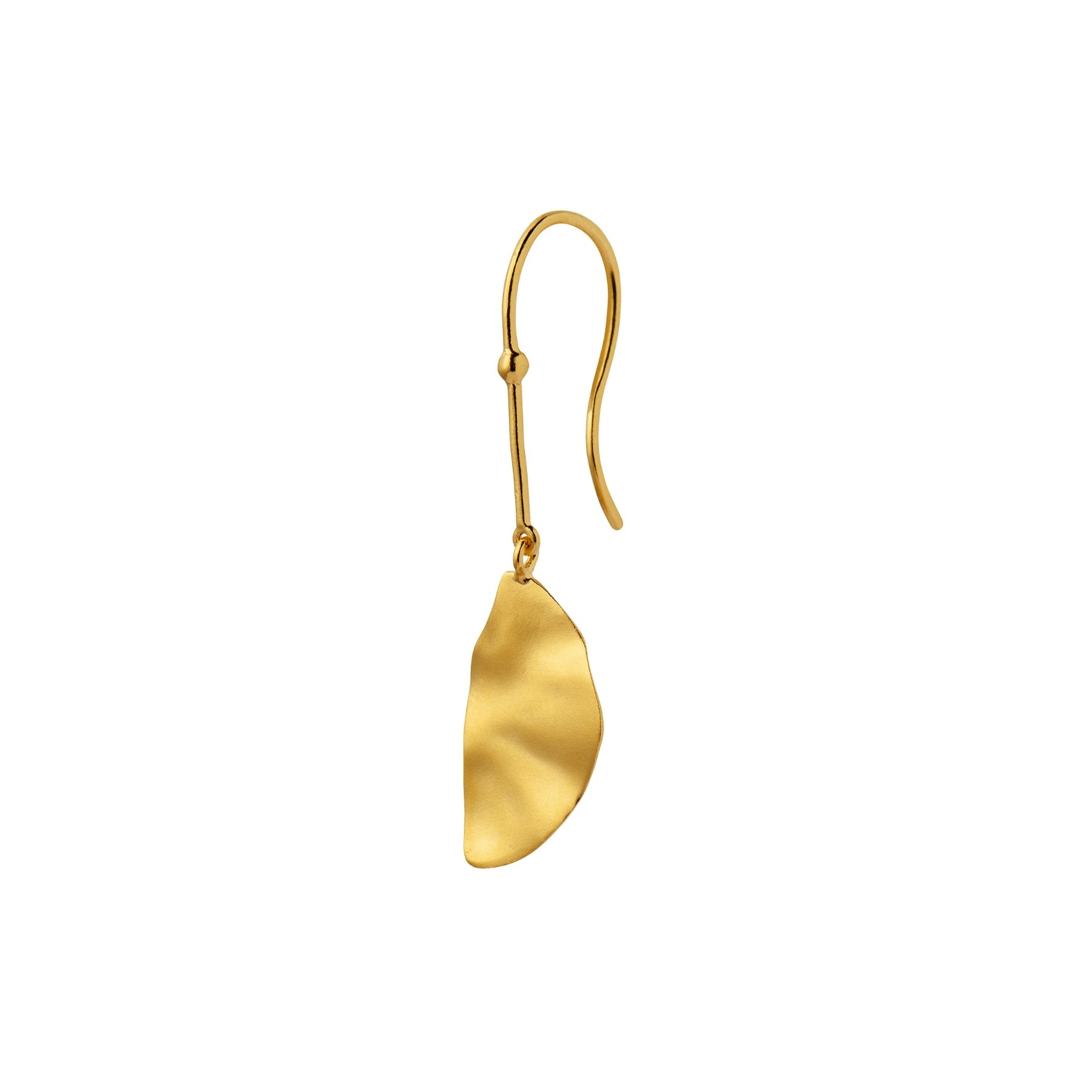 Hook With Golden Reflection Moon Left von STINE A Jewelry in Vergoldet-Silber Sterling 925