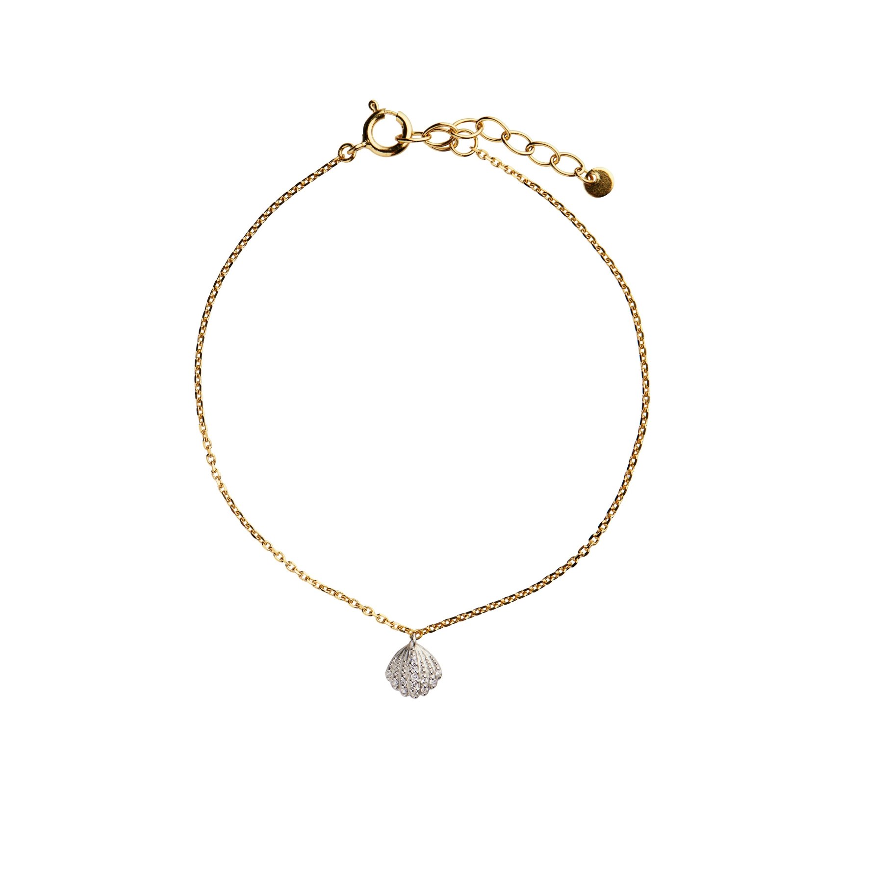 Tres Petit Vintage Shell Bracelet von STINE A Jewelry in Vergoldet-Silber Sterling 925