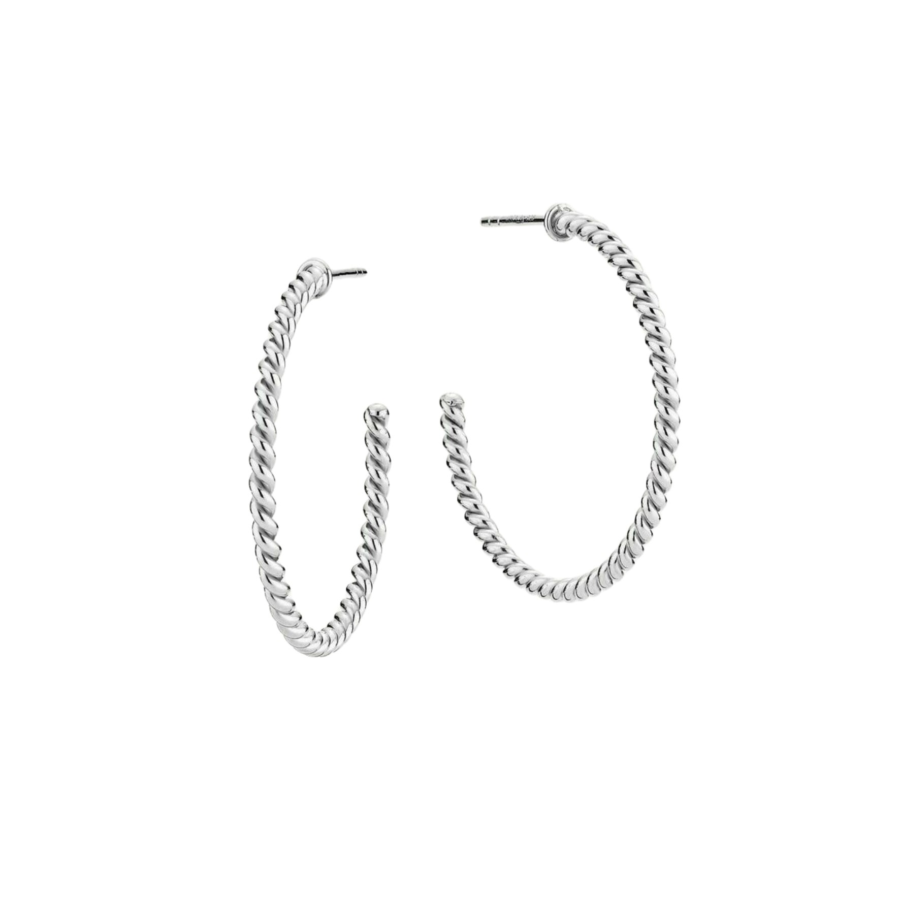 Alessia Large Hoops von Izabel Camille in Silber Sterling 925