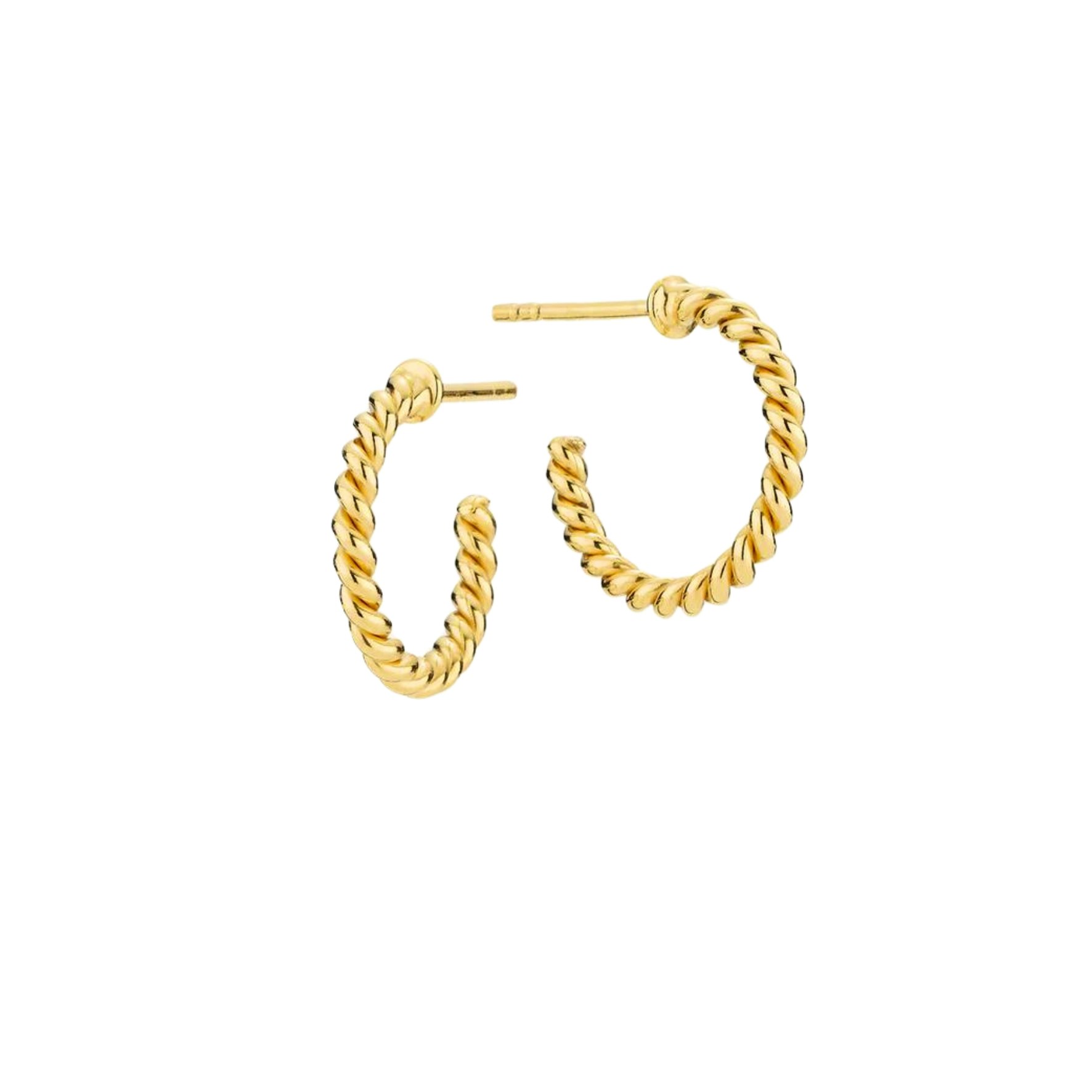 Alessia Small Hoops from Izabel Camille in Goldplated Silver Sterling 925