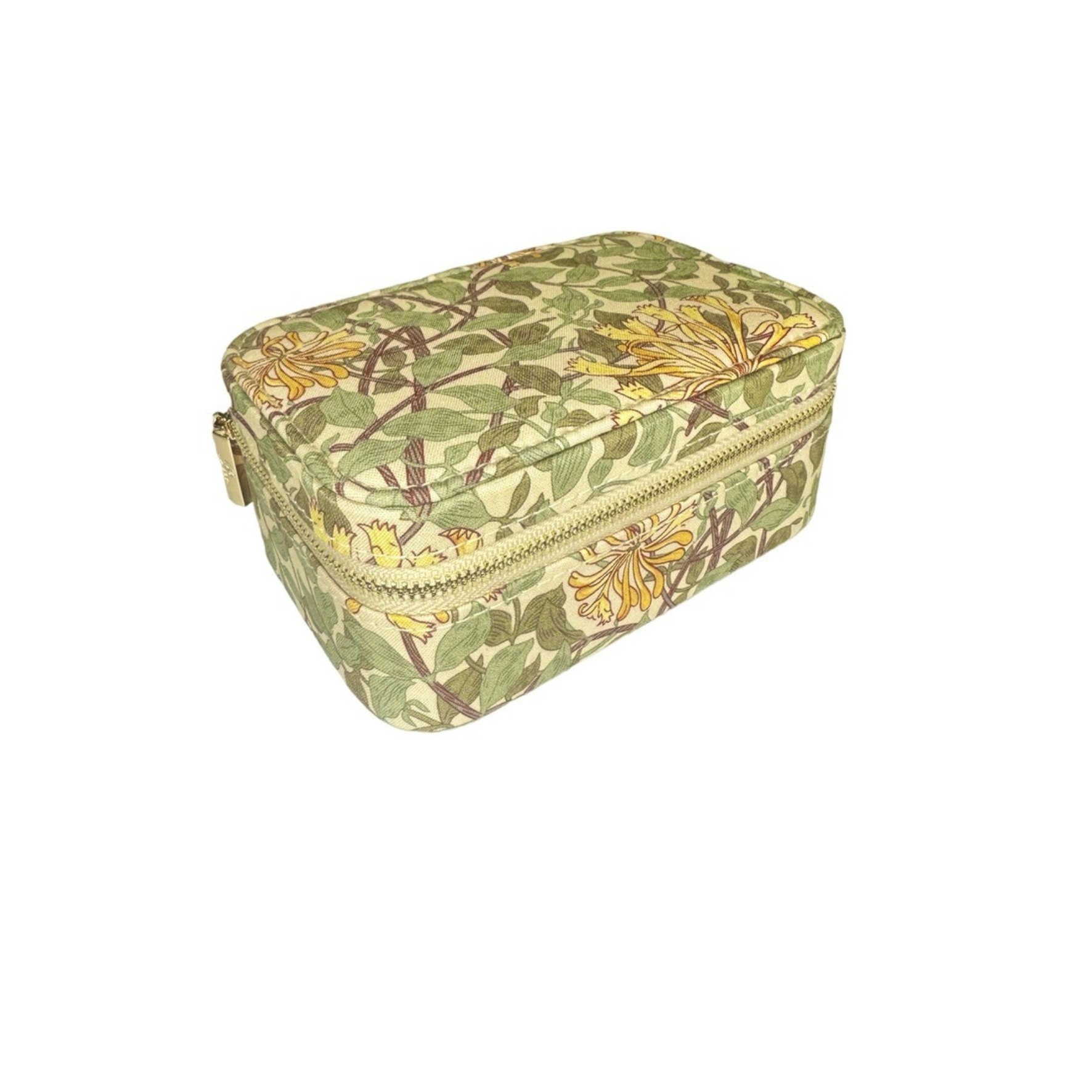 Yellow Flower Large Jewelry Box from Pico in Cotton