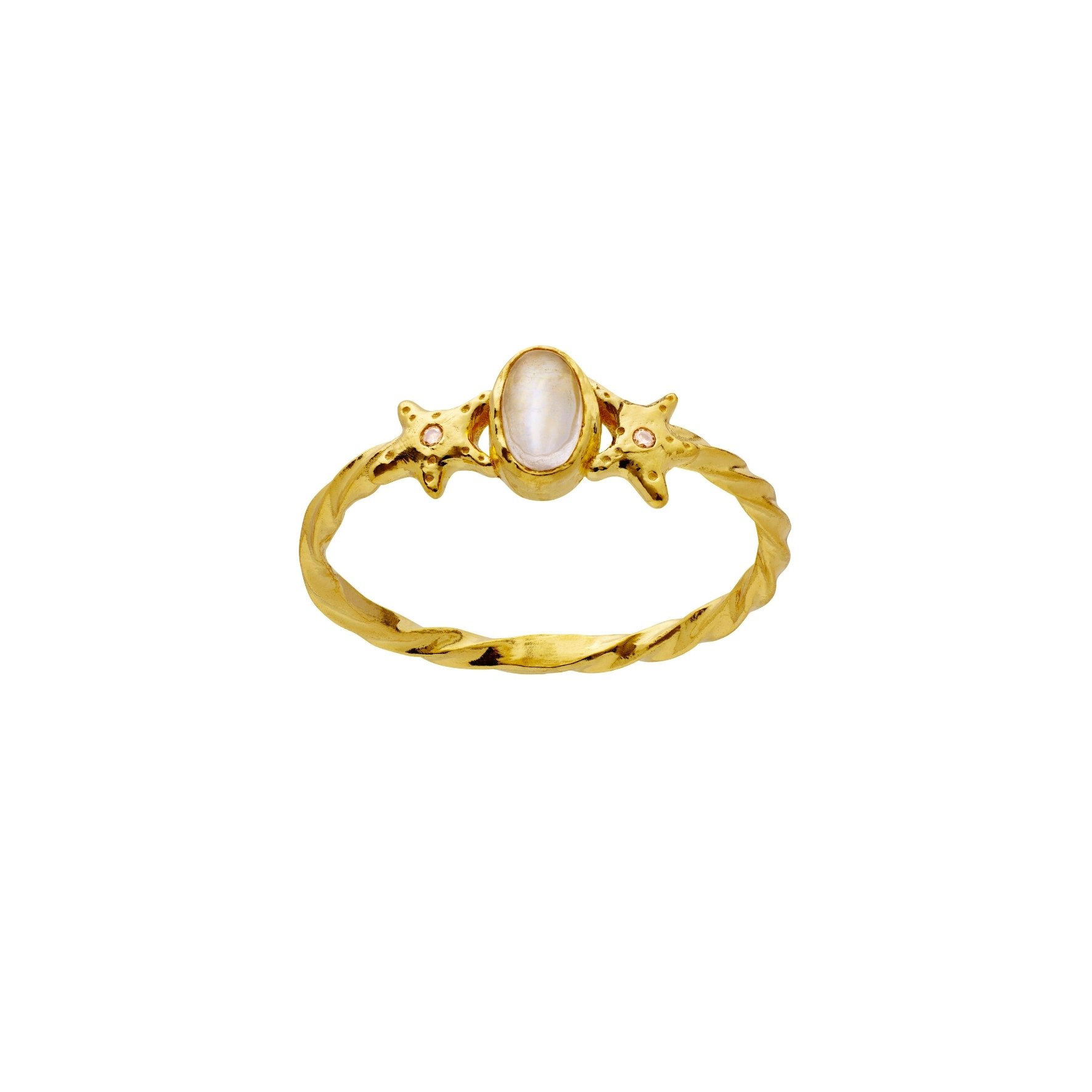 Ula Ring von Maanesten in Vergoldet-Silber Sterling 925