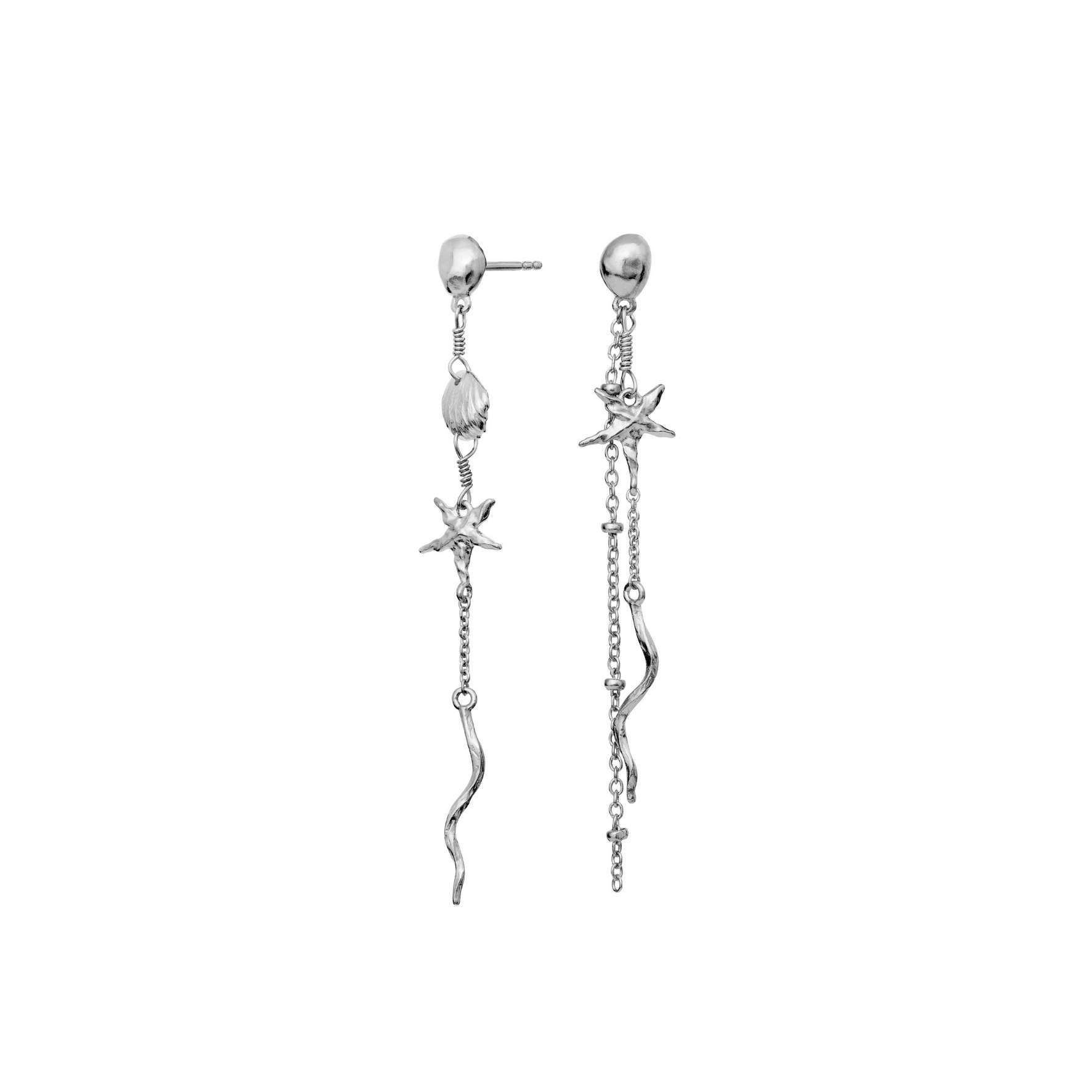 Aruba Earrings von Maanesten in Silber Sterling 925