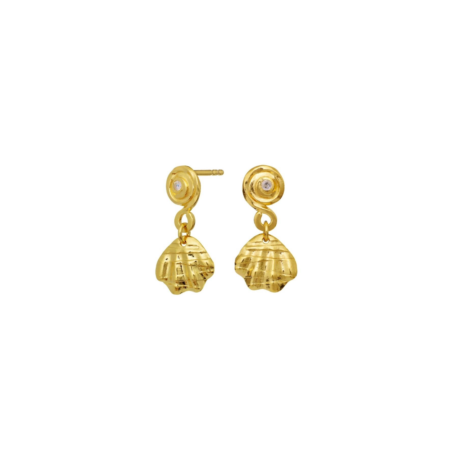 Conca Earrings fra Maanesten i Forgyldt-Sølv Sterling 925