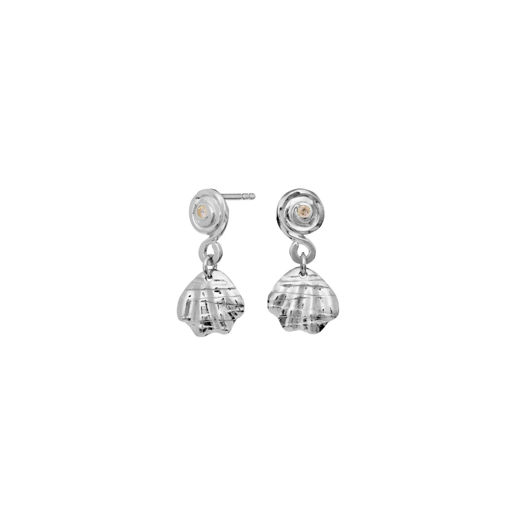 Conca Earrings from Maanesten in Silver Sterling 925