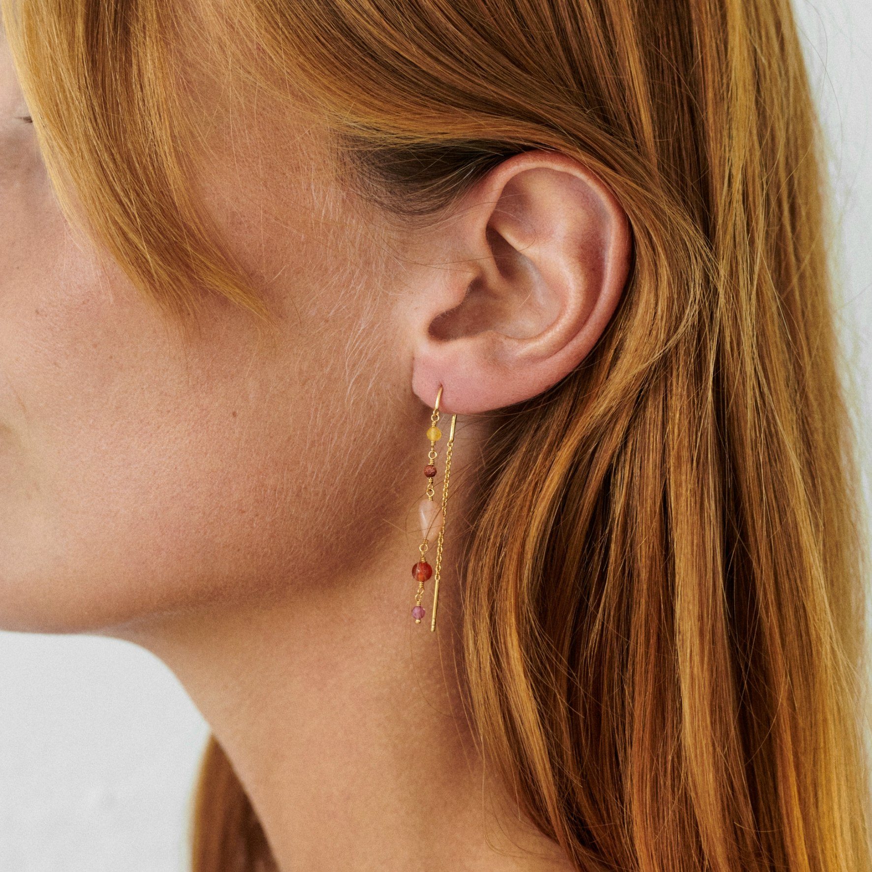 Golden Fields Earrings van Pernille Corydon in Verguld-Zilver Sterling 925