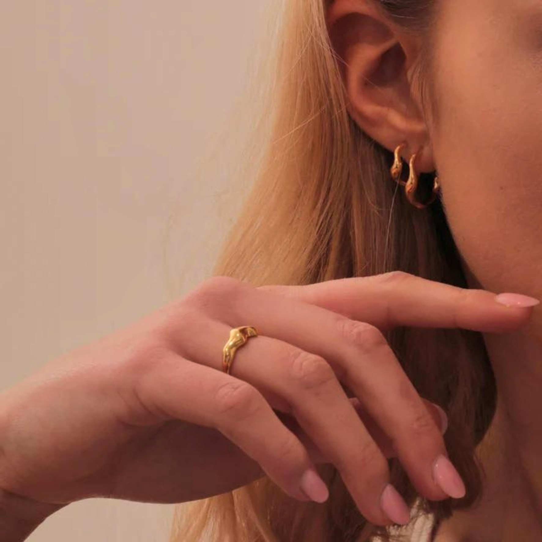 Nori Ring from Izabel Camille in Goldplated Silver Sterling 925