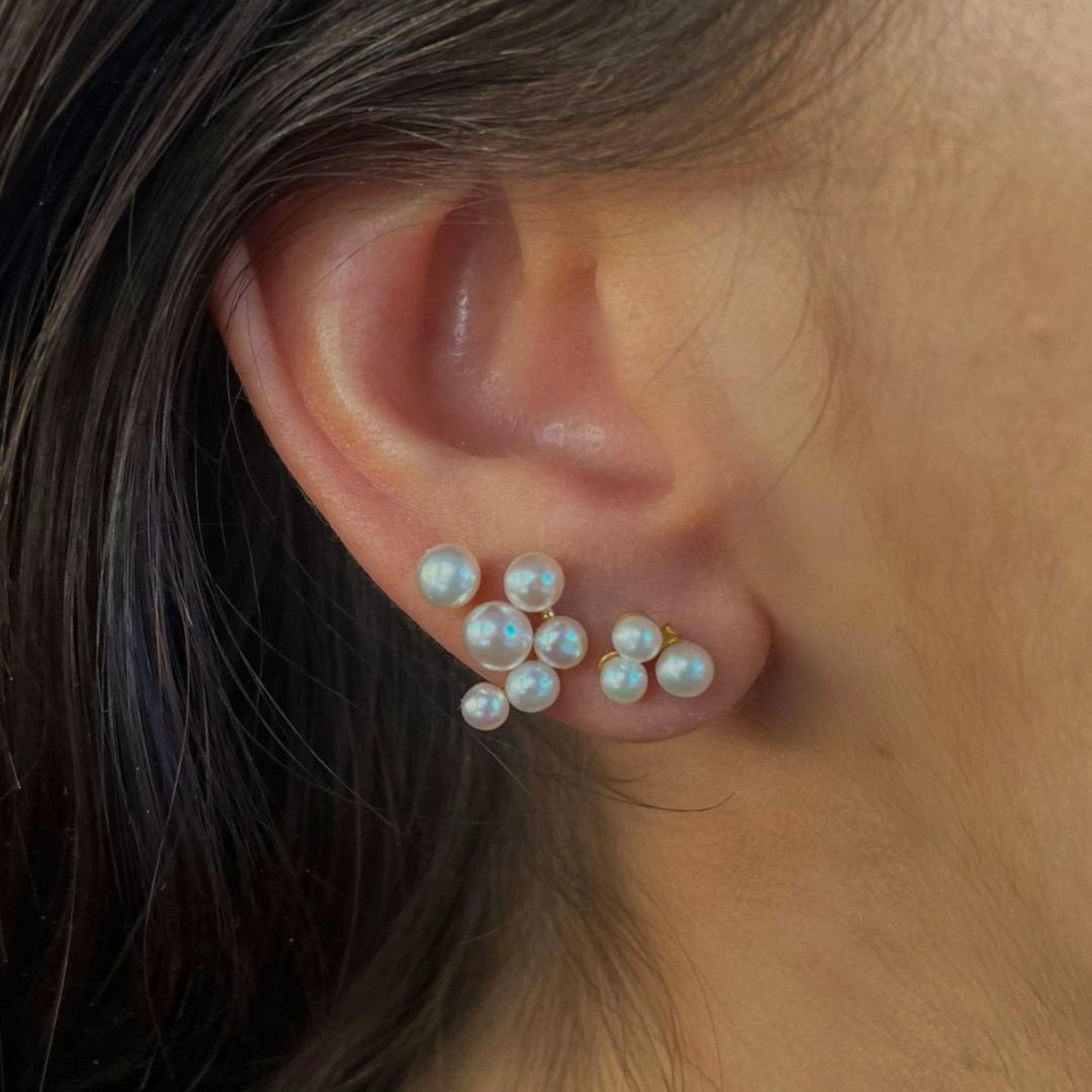 Bloom Berries Earring von STINE A Jewelry in Vergoldet-Silber Sterling 925