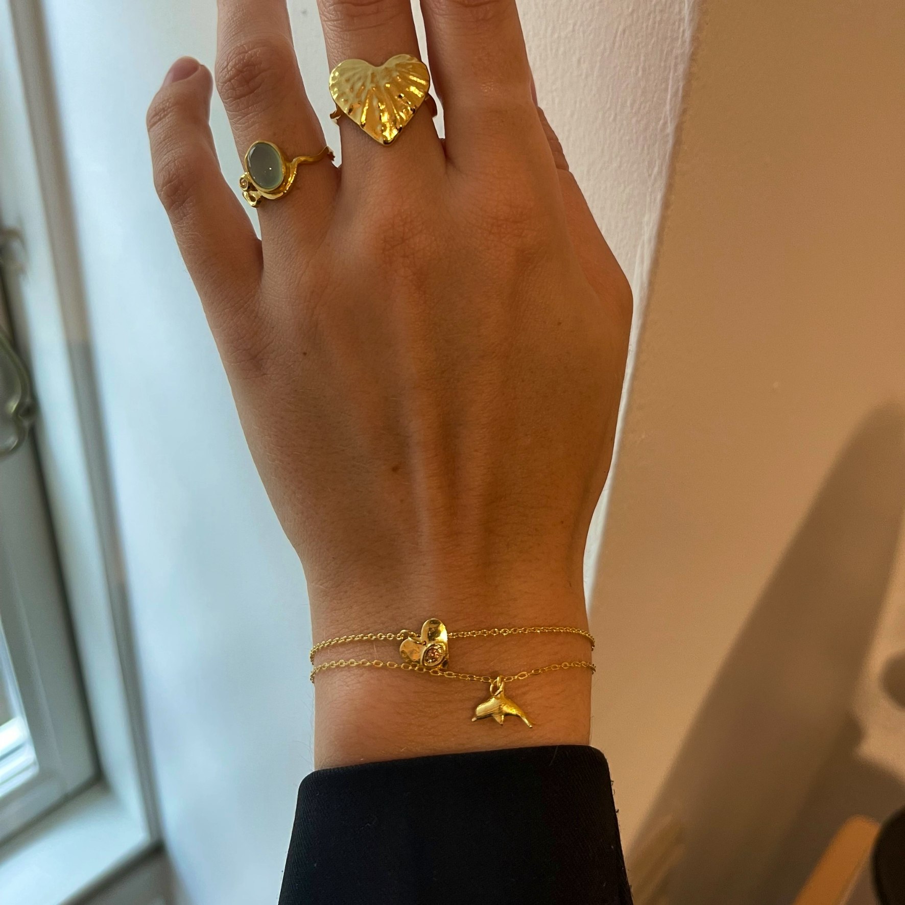 Stacia Bracelet från Maanesten i Förgyllt-Silver Sterling 925