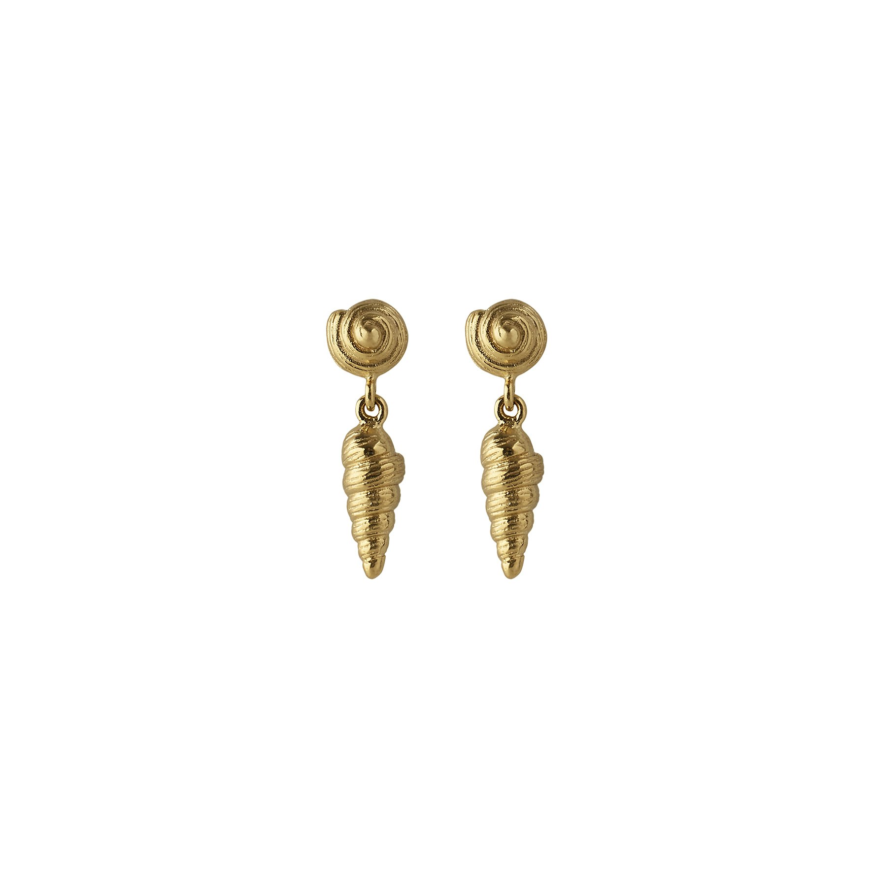 Cocoon Earrings von Pernille Corydon in Vergoldet-Silber Sterling 925