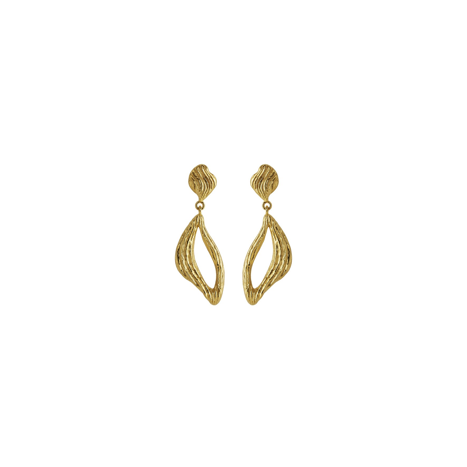Flowing Dreams Earrings från Pernille Corydon i Förgyllt-Silver Sterling 925