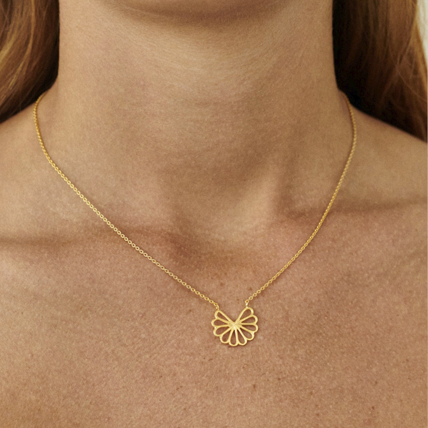 Small Bellis Necklace fra Pernille Corydon i Sølv Sterling 925