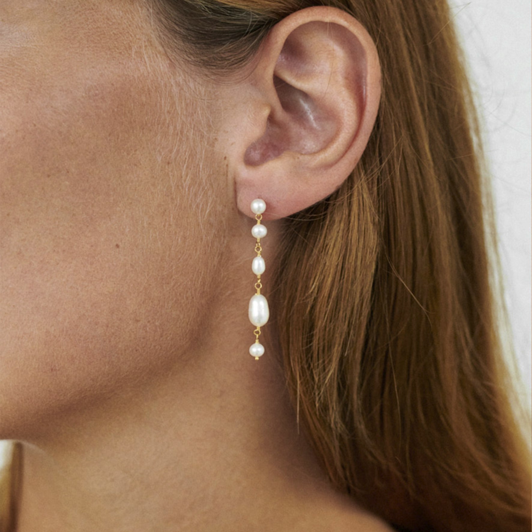 White Dreams Earrings från Pernille Corydon i Silver Sterling 925