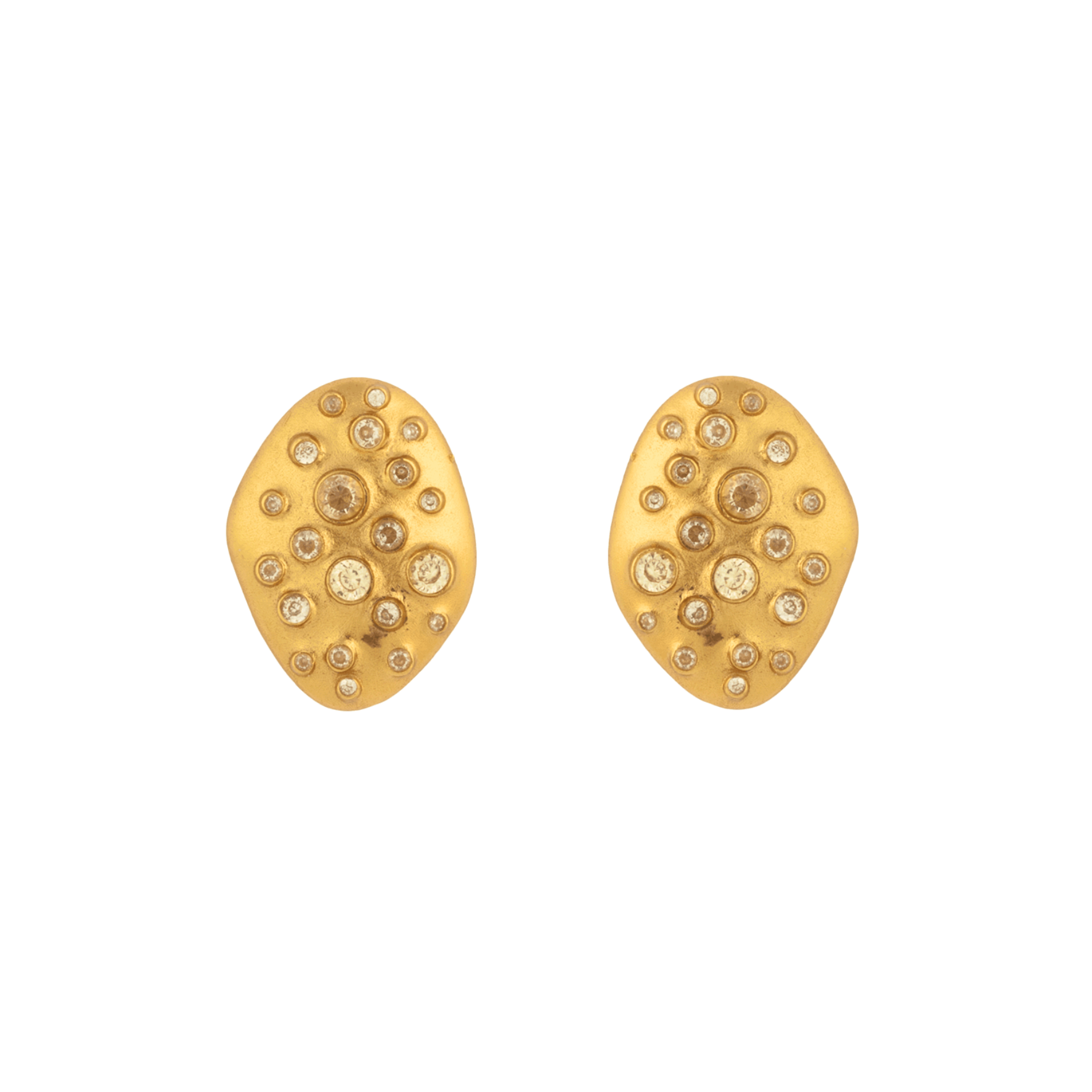 Second Sight Earrings from House Of Vincent in Goldplated Silver Sterling 925