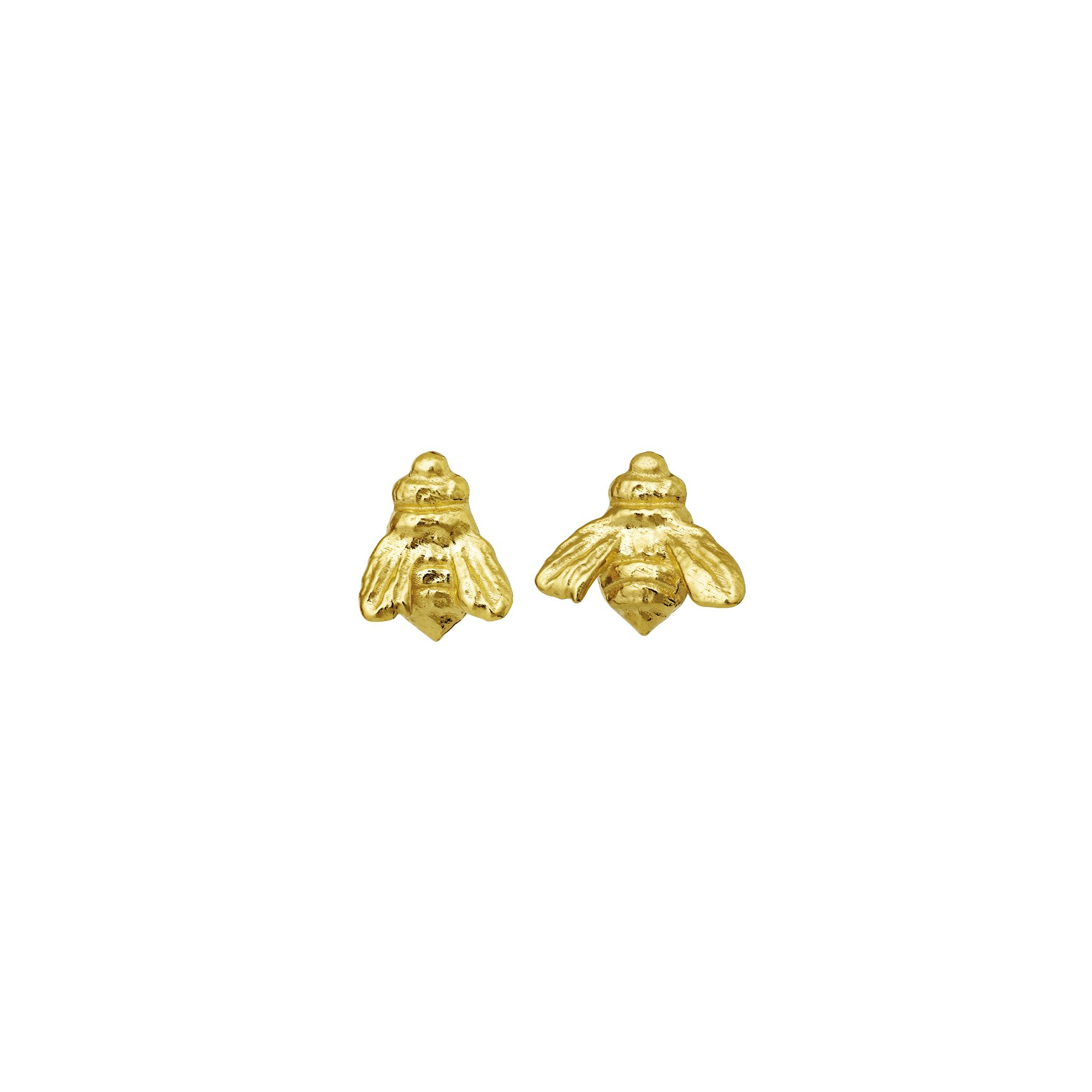 Bee Earsticks von Maanesten in Vergoldet-Silber Sterling 925
