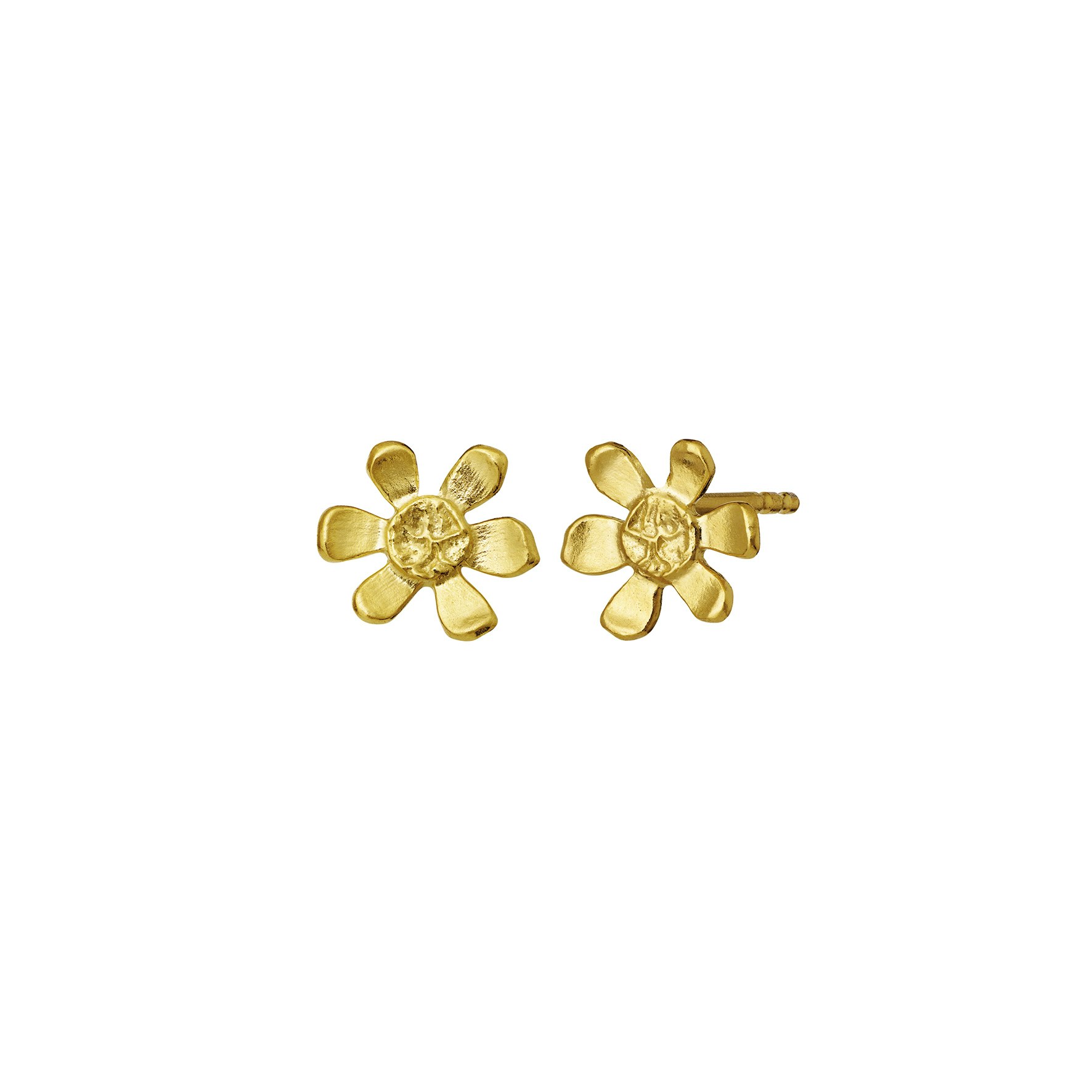 Blossom Earsticks von Maanesten in Vergoldet-Silber Sterling 925