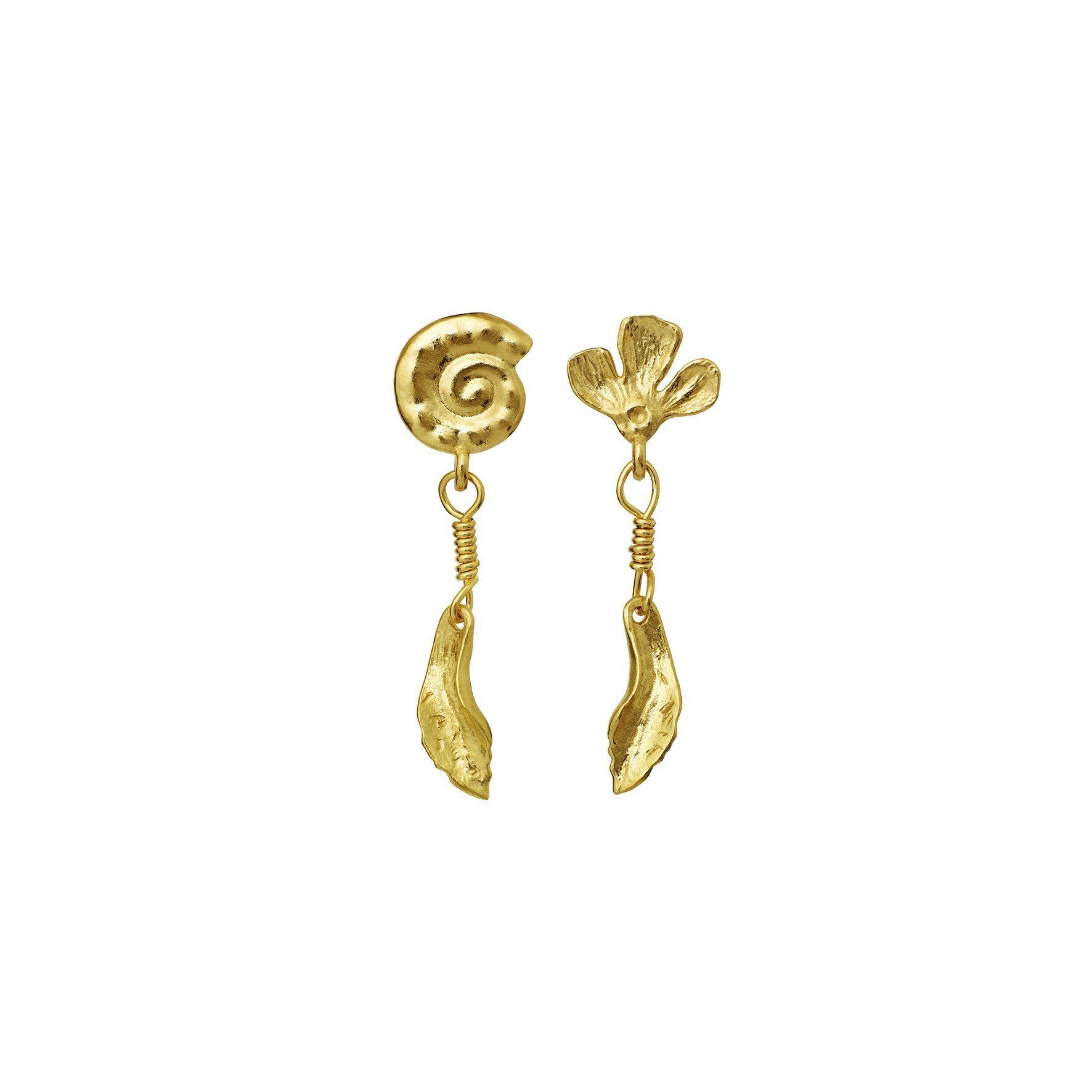 Carmel Earrings from Maanesten in Goldplated Silver Sterling 925