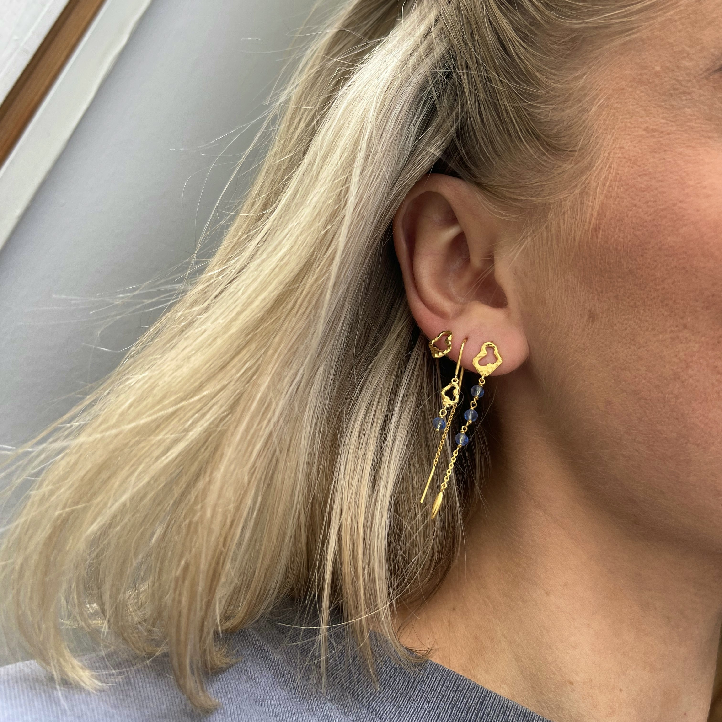 Karina x IC Earrings de Izabel Camille dans Plaqué or-Argent Sterling 925