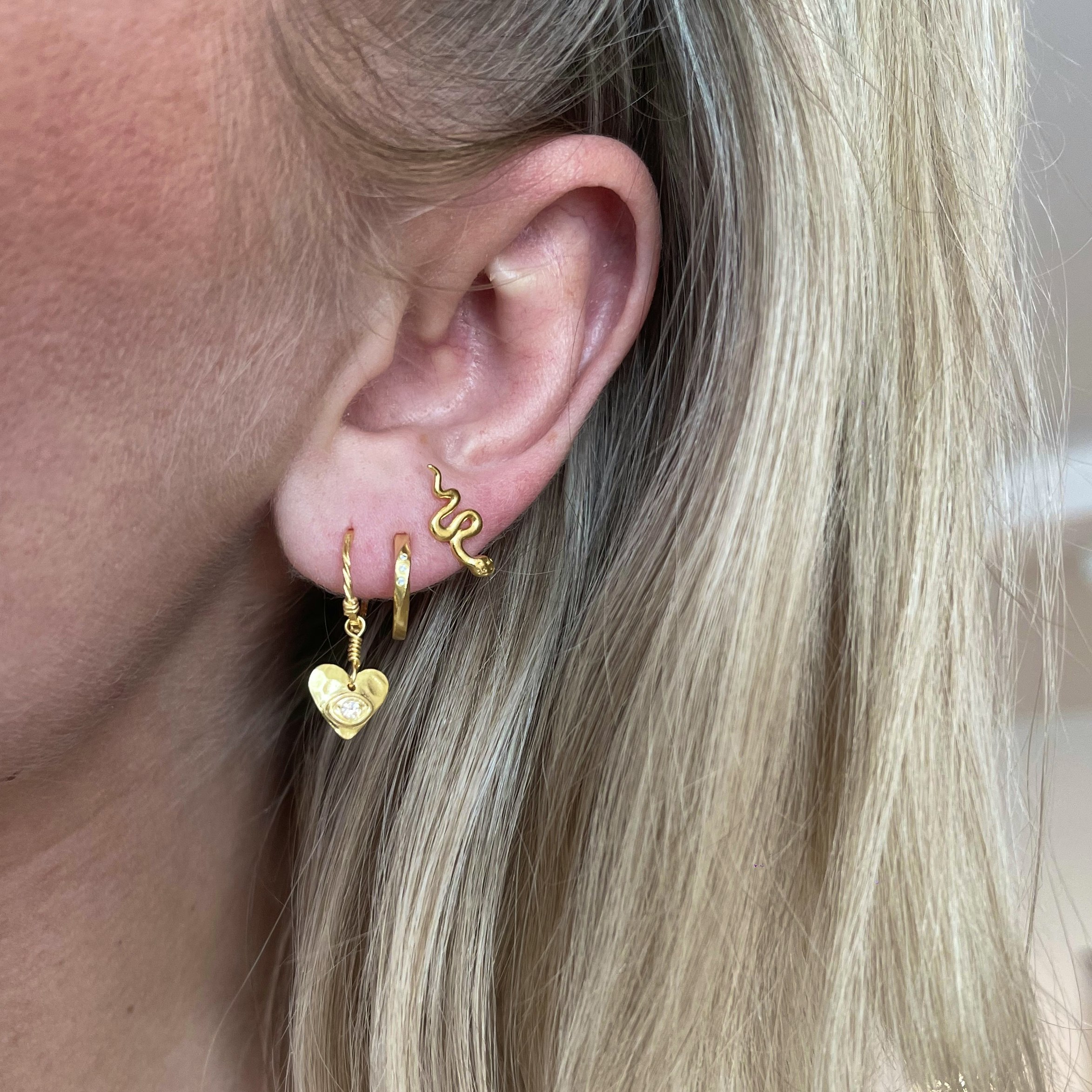 Echo Petite Earrings z Maanesten v Stříbro Sterling 925