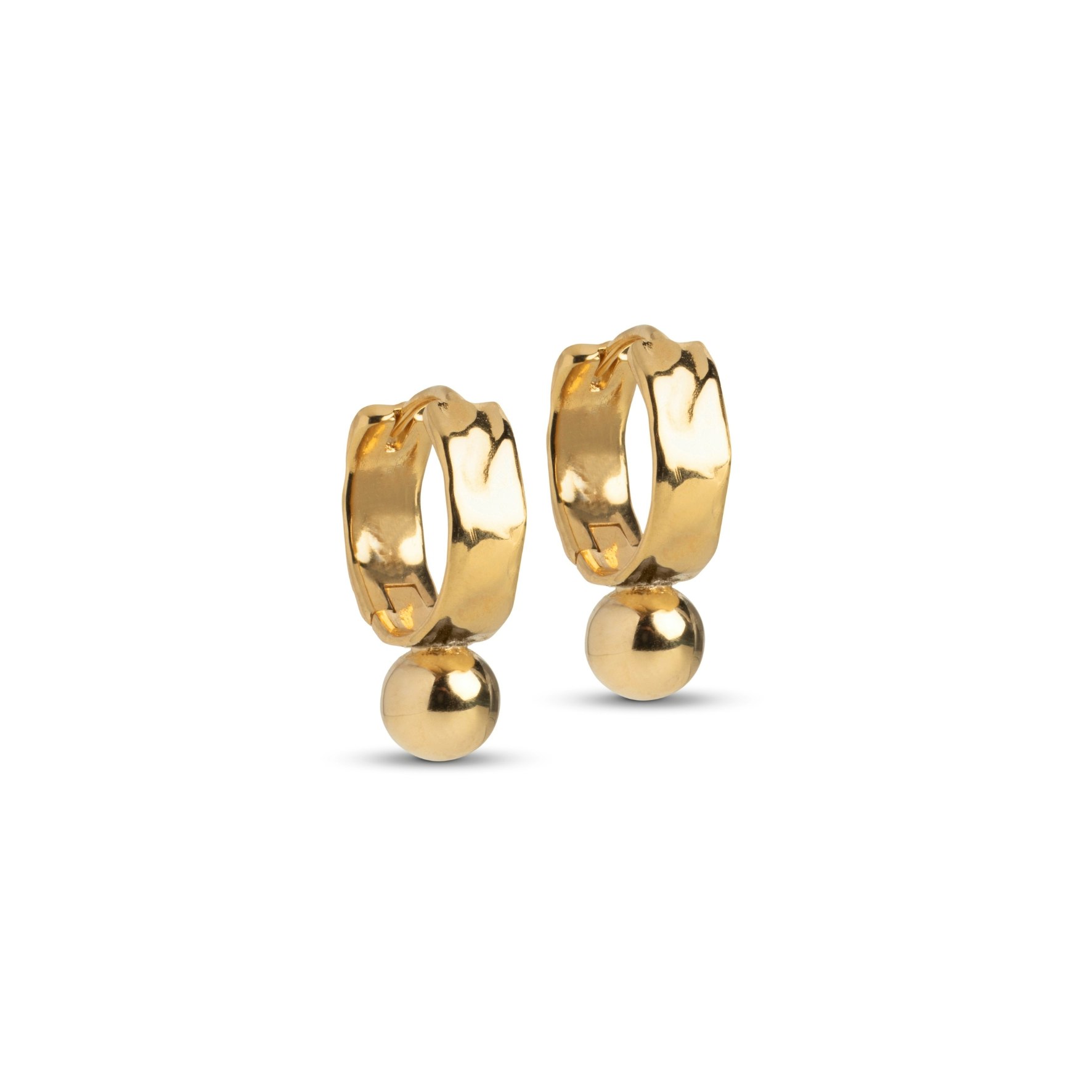 Avaya Hoops from Enamel Copenhagen in Goldplated Silver Sterling 925