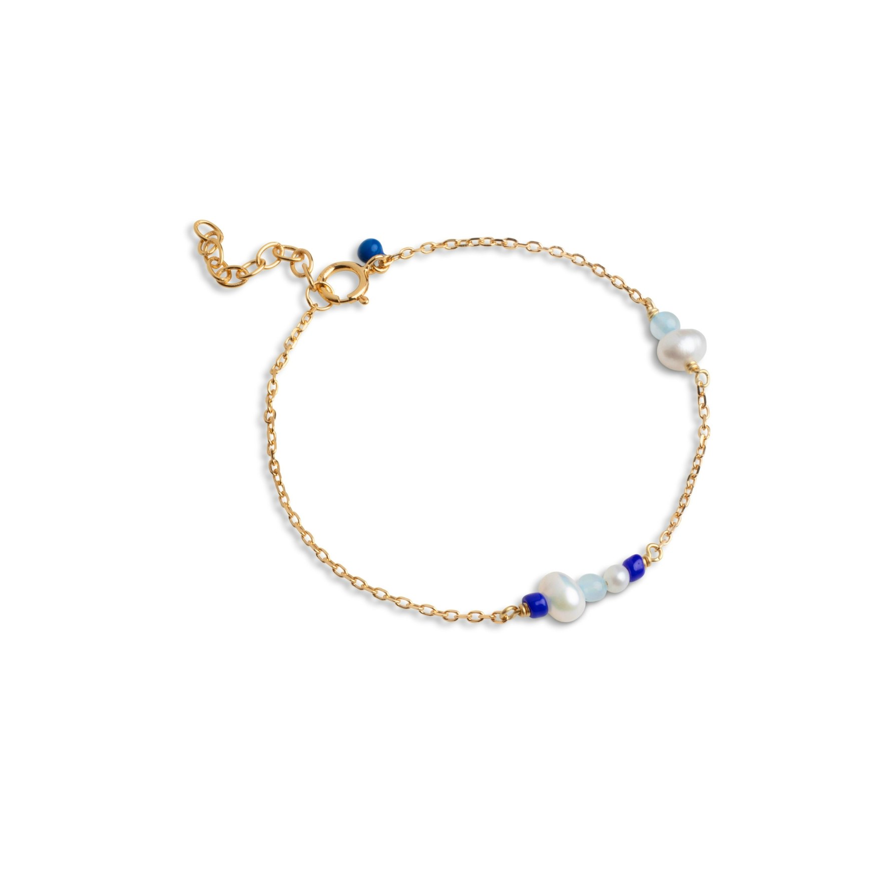 Sofia Bracelet Marine fra Enamel Copenhagen i Forgyldt-Sølv Sterling 925