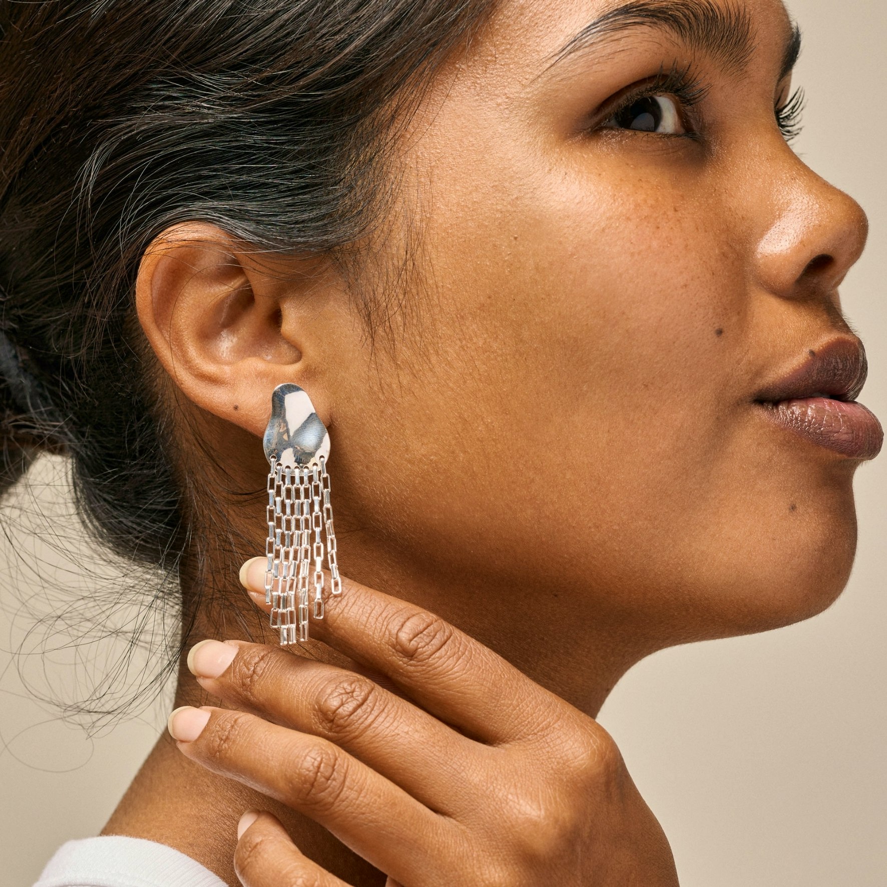 Solange Earrings fra Enamel Copenhagen i Sølv Sterling 925