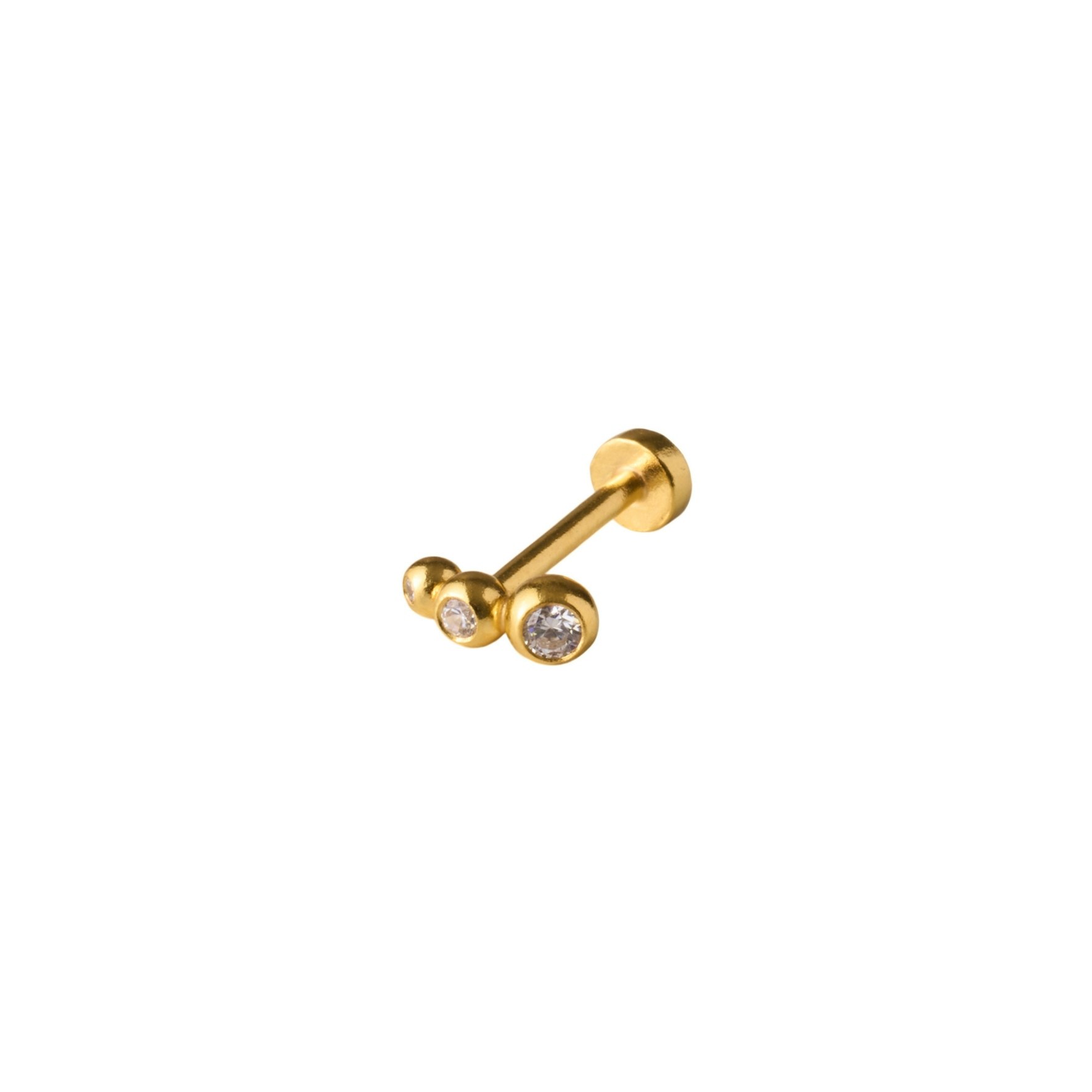 Sirius Helix Piercing von Pernille Corydon in Vergoldet-Silber Sterling 925