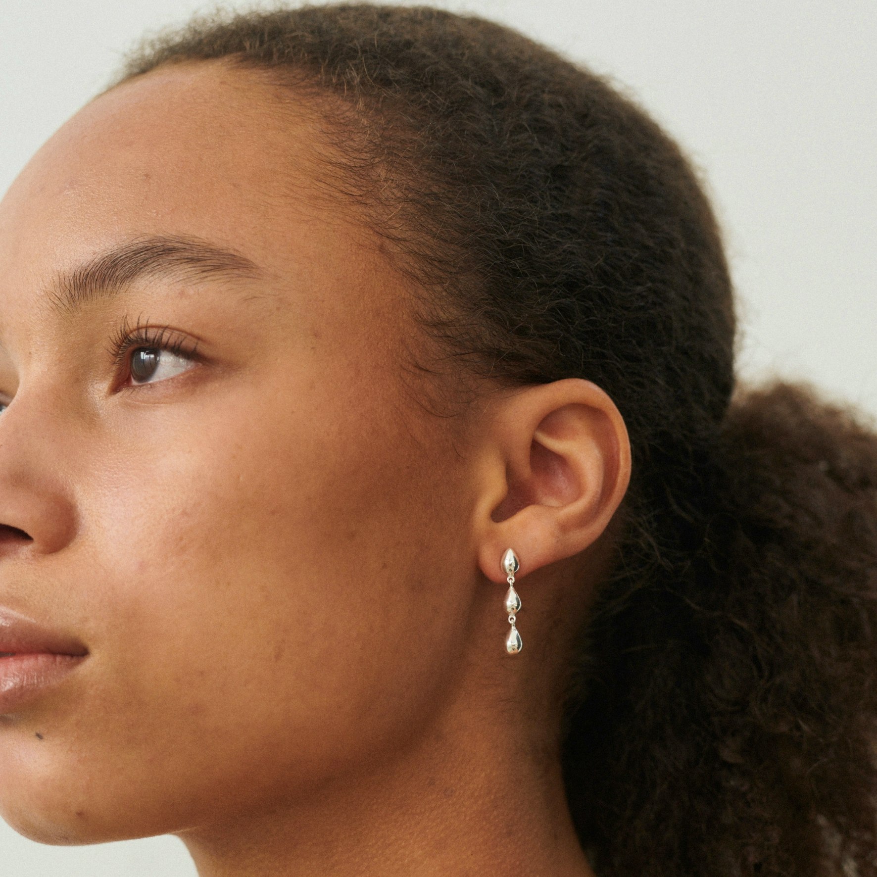 Rain Earrings fra Pernille Corydon i Forgyldt-Sølv Sterling 925