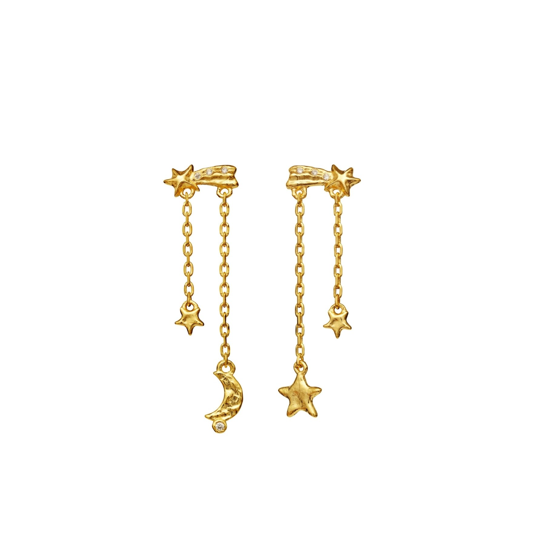 Amaya Earrings from Maanesten in Goldplated Silver Sterling 925