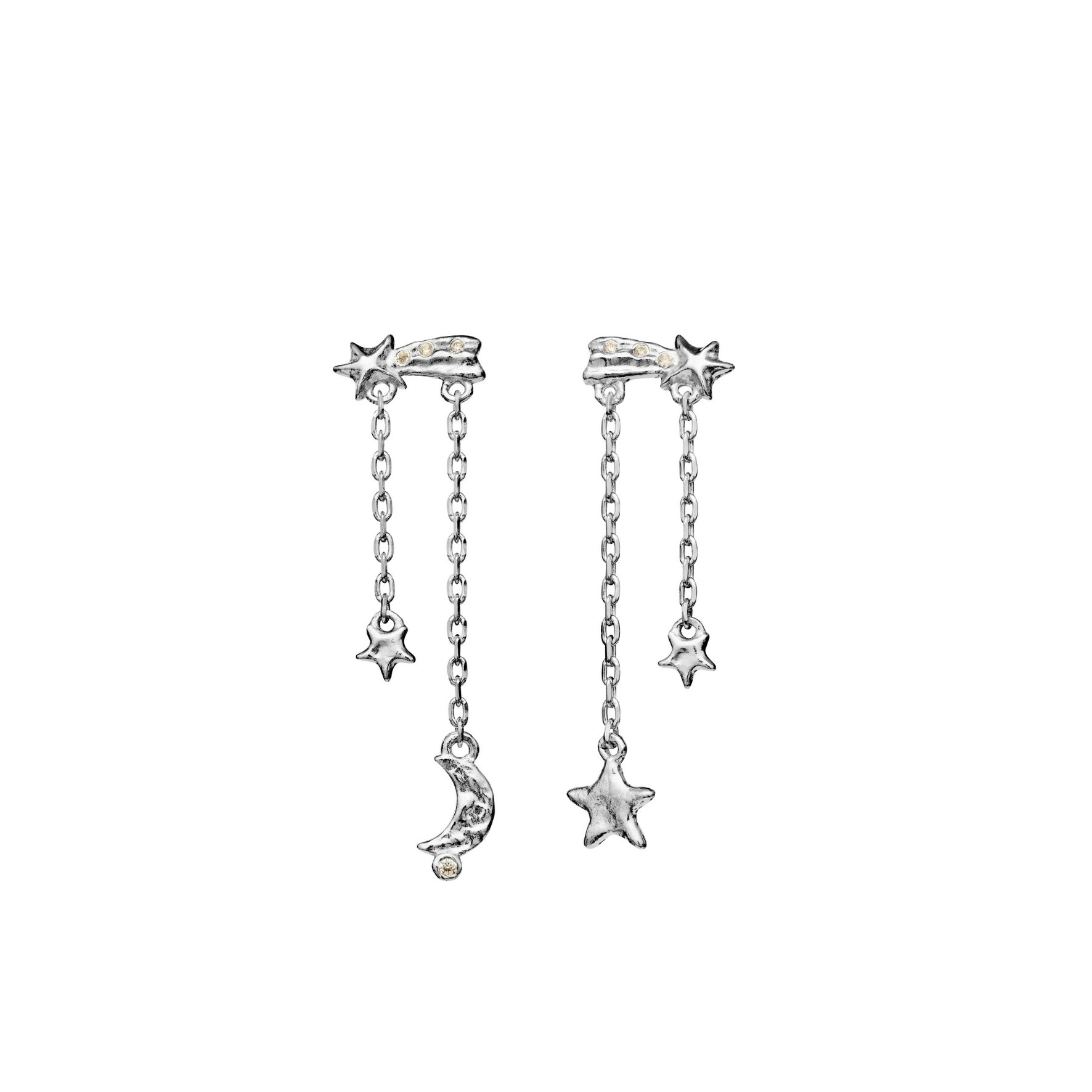 Amaya Earrings from Maanesten in Silver Sterling 925