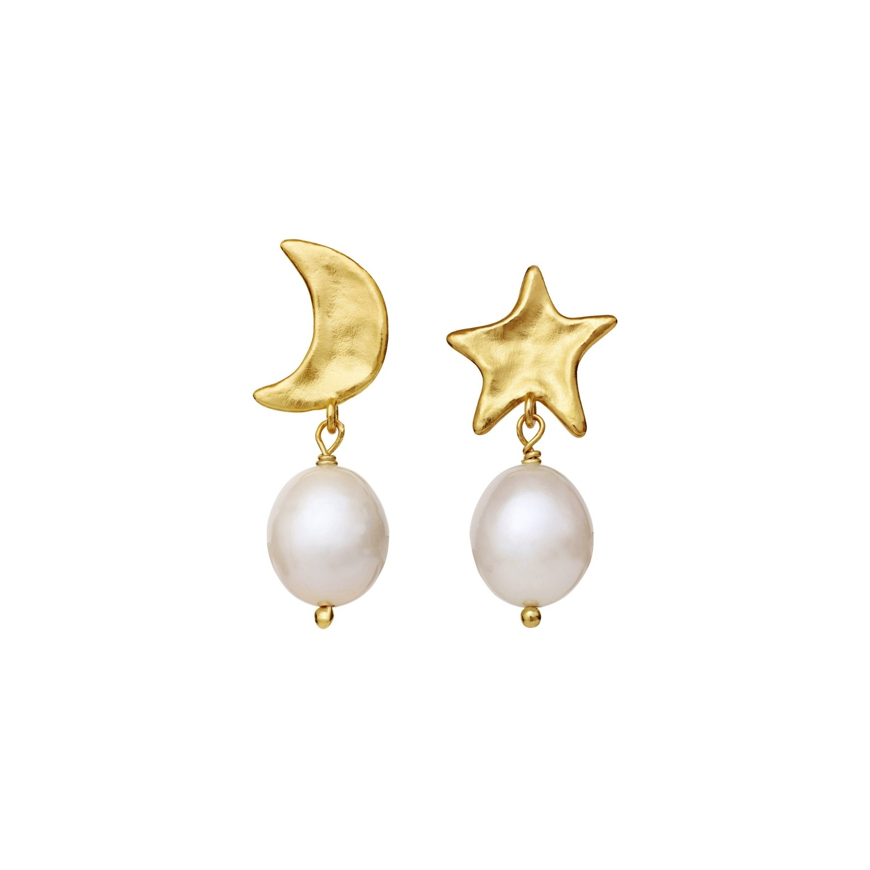 Gabrielle Earrings de Maanesten dans Plaqué or-Argent Sterling 925