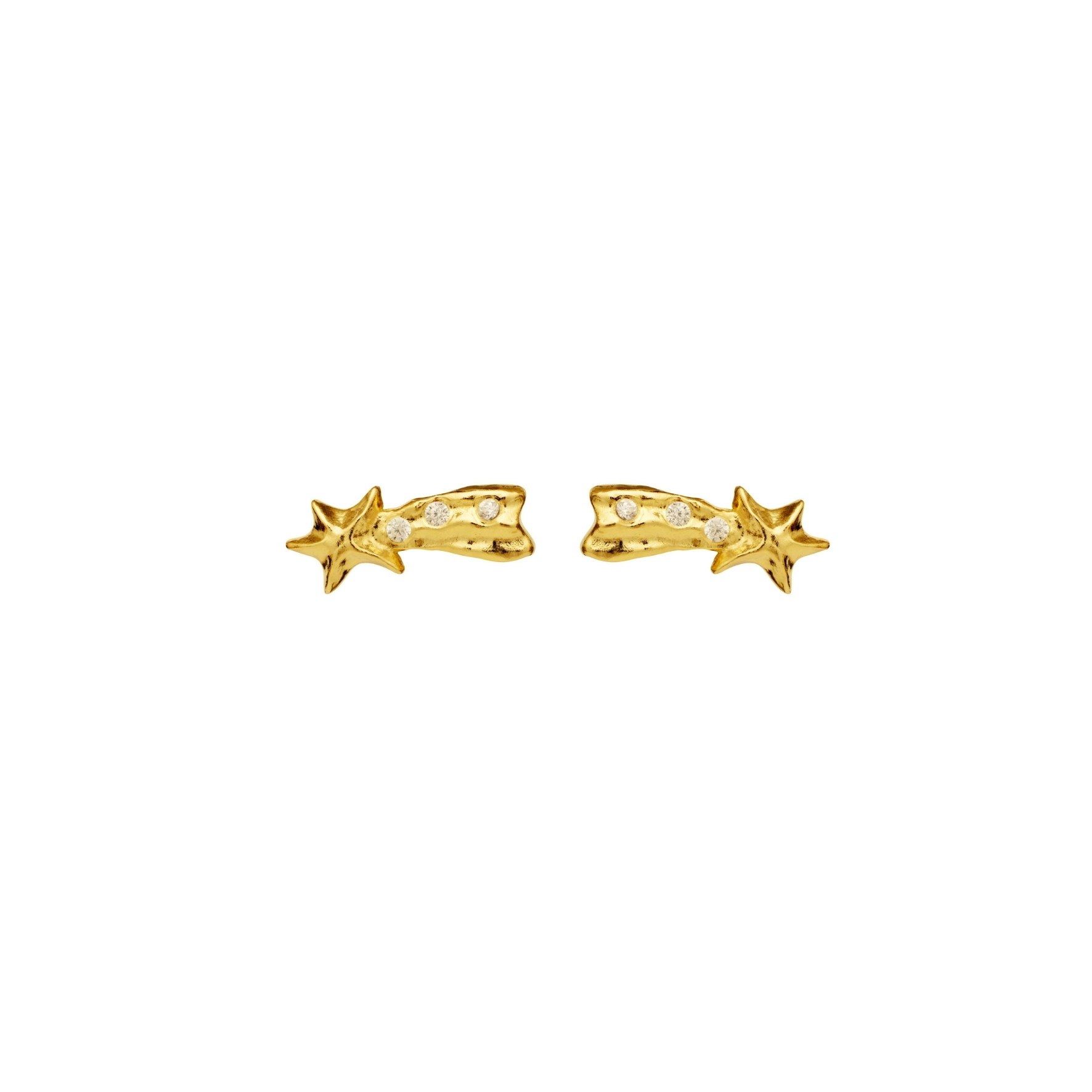 Zeke Earrings fra Maanesten i Forgyldt-Sølv Sterling 925