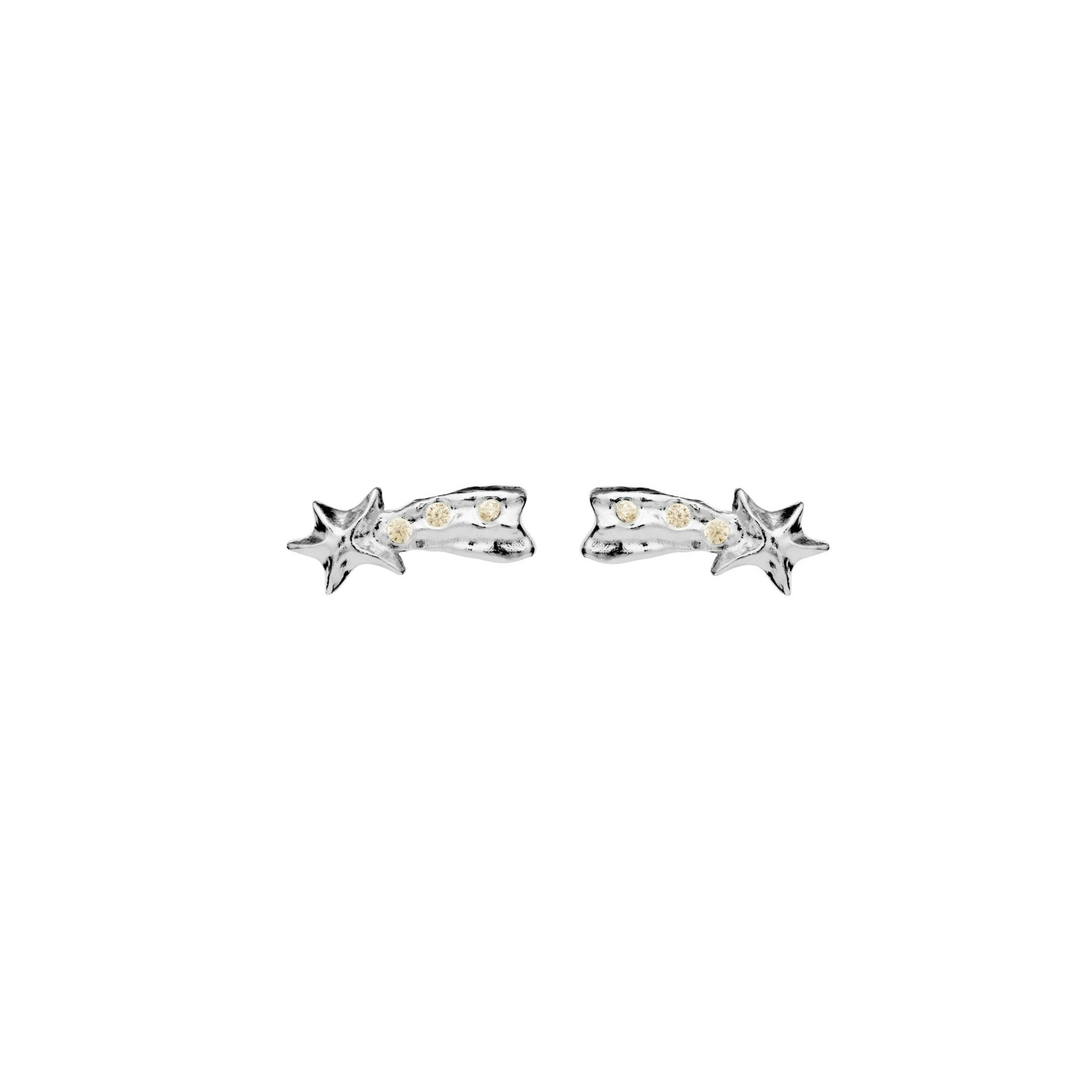 Zeke Earrings from Maanesten in Silver Sterling 925