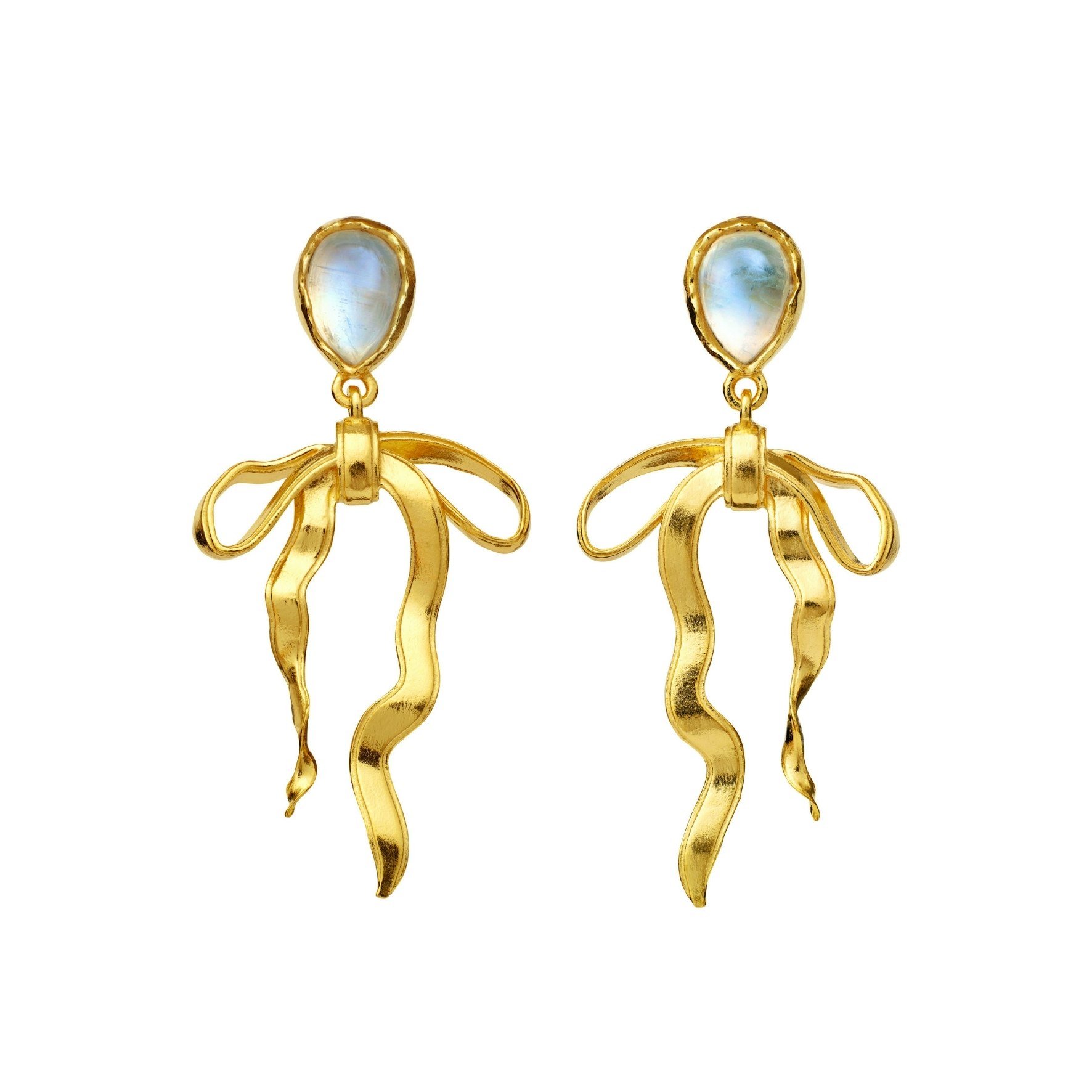 Tiana Earrings von Maanesten in Vergoldet-Silber Sterling 925