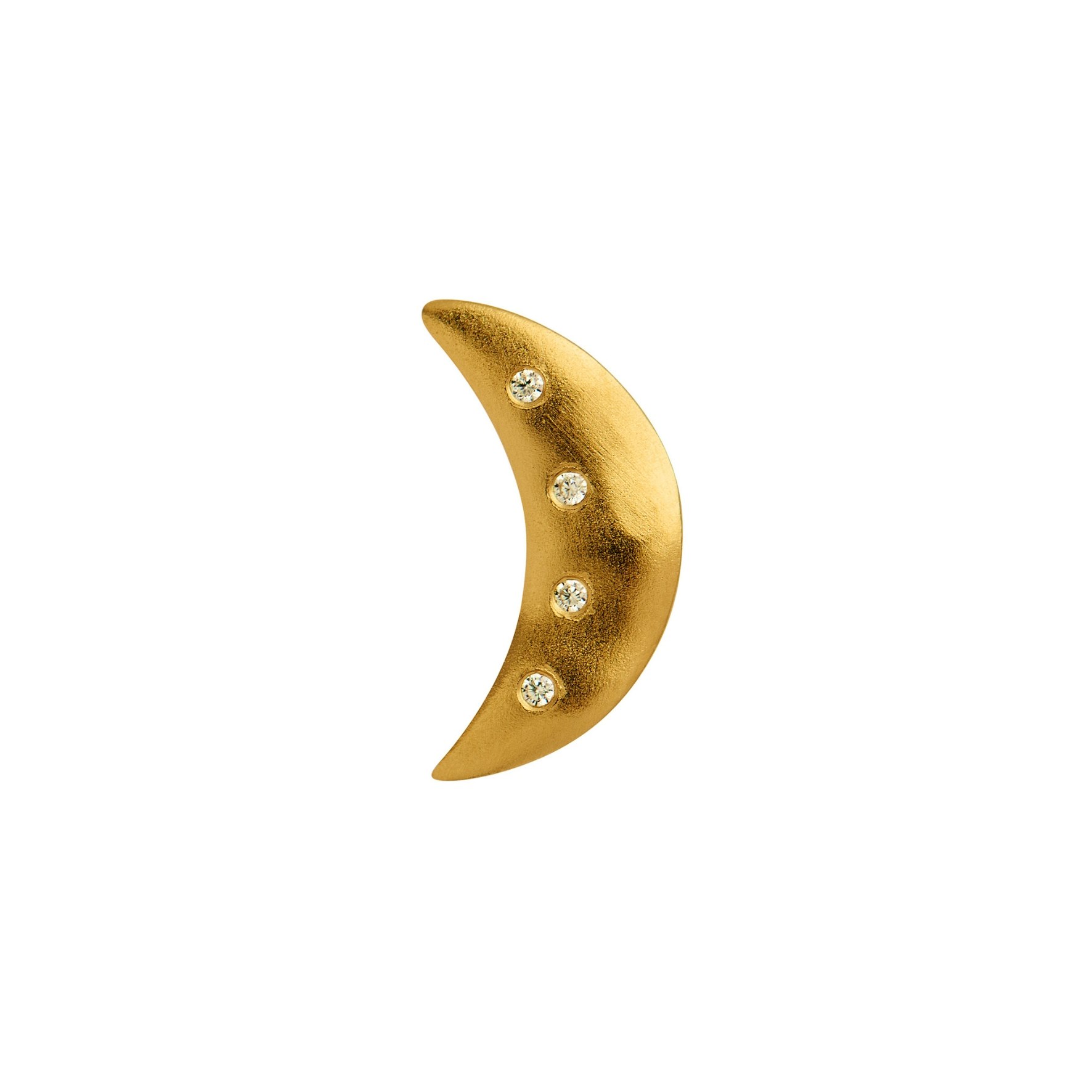 Bella Moon Earring With Four Stones