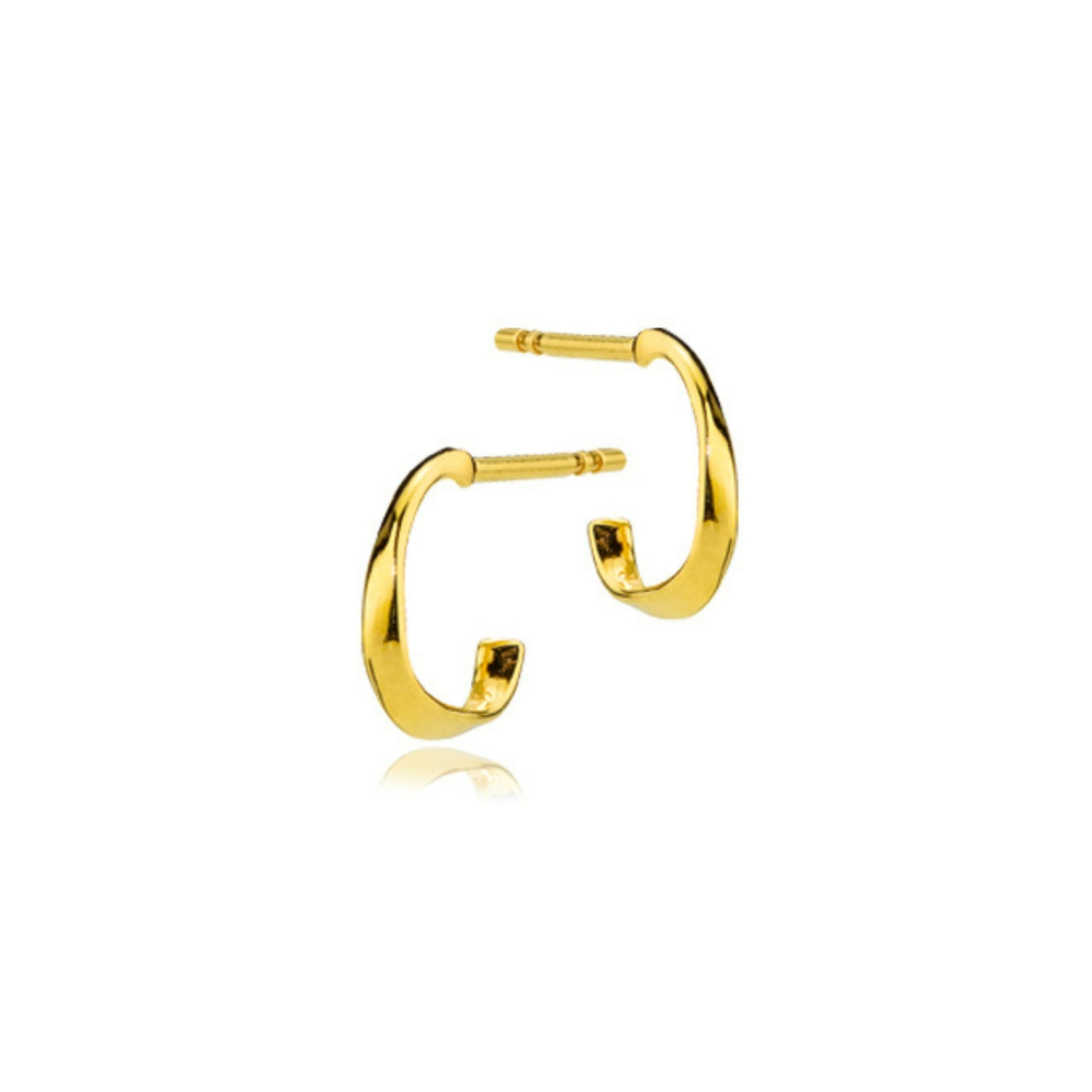 Ellip Creols from Izabel Camille in Goldplated Silver Sterling 925