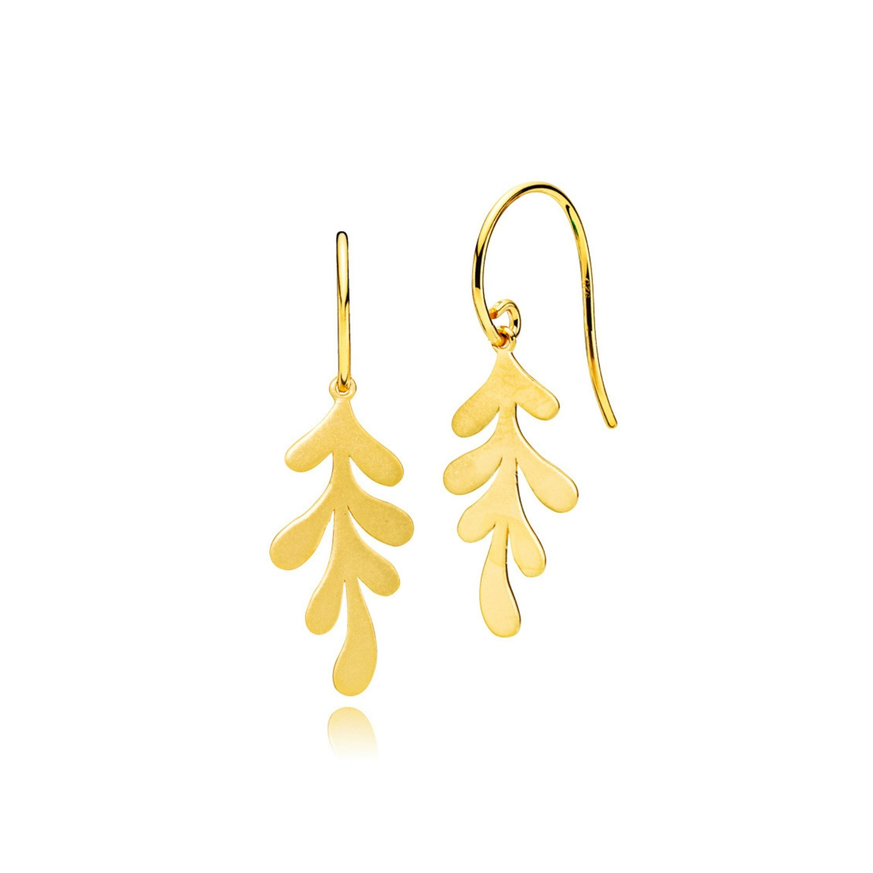 Oaky Earrings fra Izabel Camille i Forgylt-Sølv Sterling 925