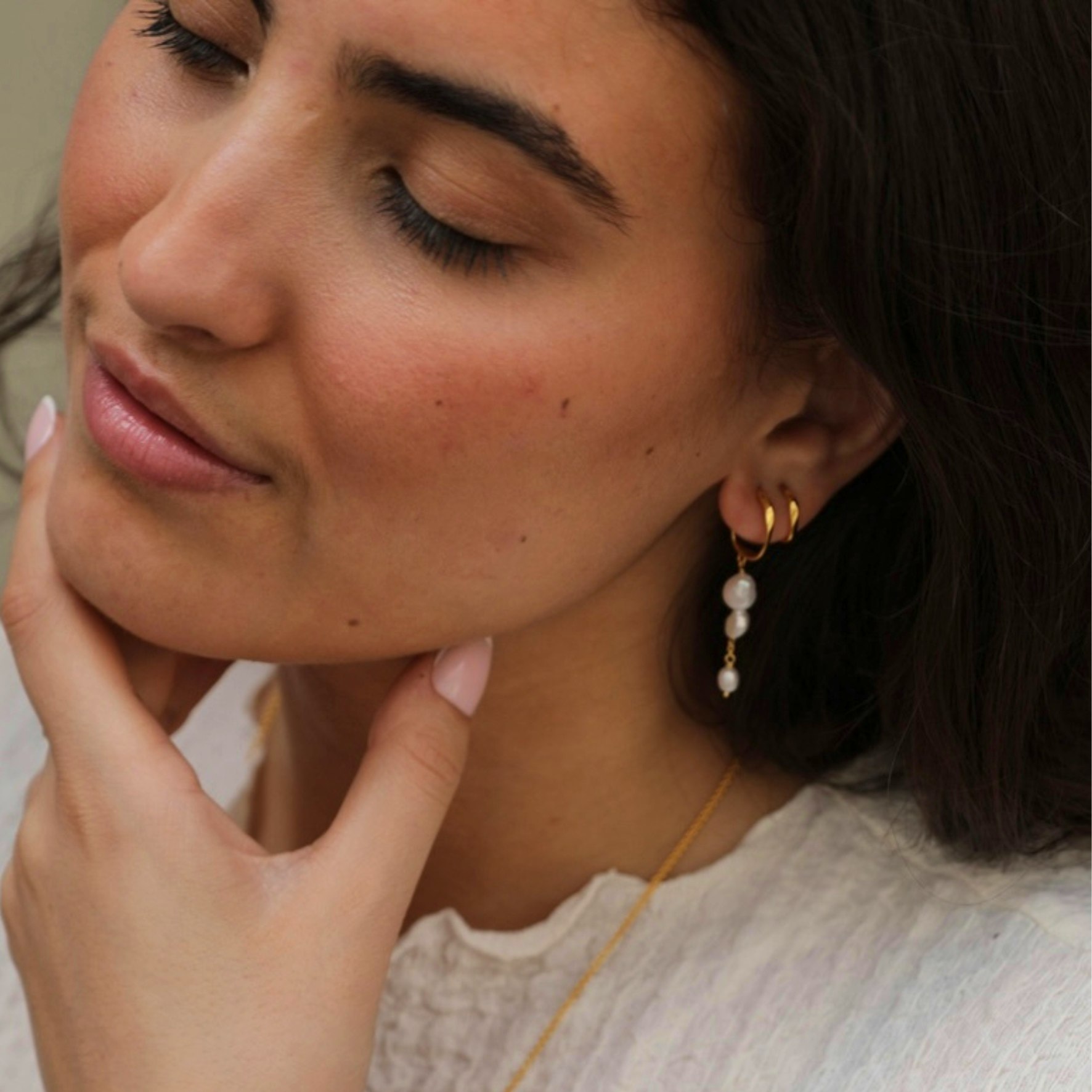Ellip Earrings från Izabel Camille i Silver Sterling 925
