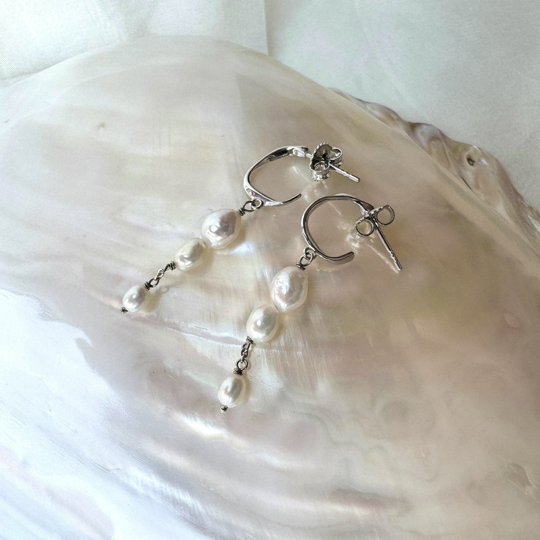 Ellip Earrings från Izabel Camille i Silver Sterling 925