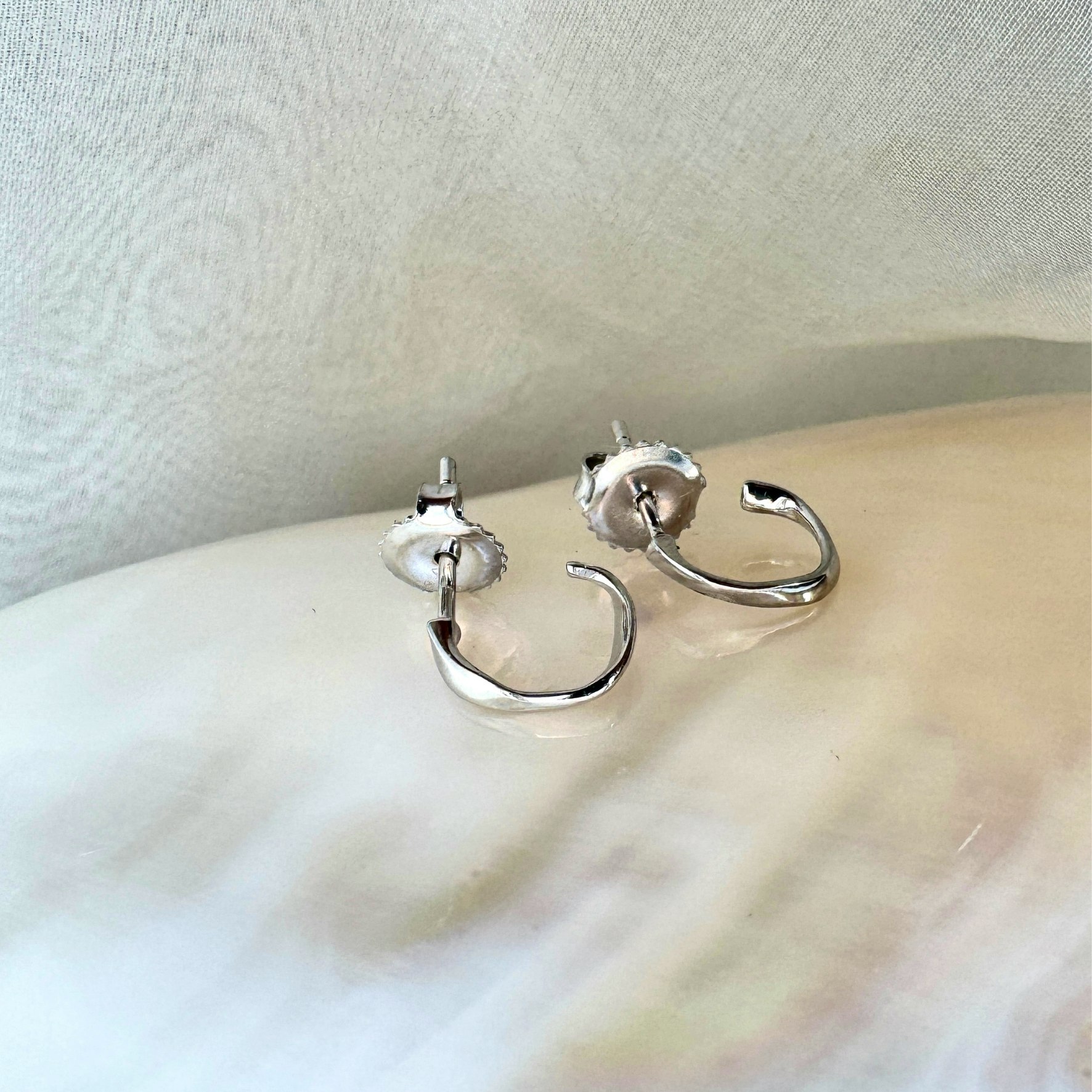 Ellip Creols from Izabel Camille in Silver Sterling 925