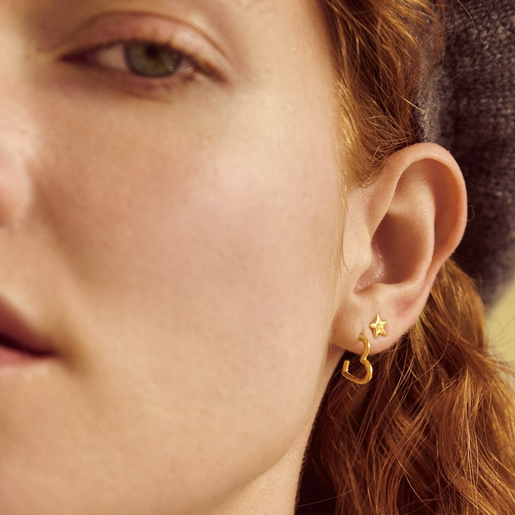 Laia Petite Earrings fra Maanesten i Forgyldt-Sølv Sterling 925