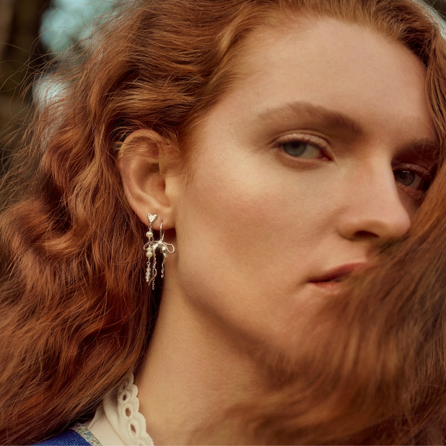 Sanja Earrings von Maanesten in Silber Sterling 925