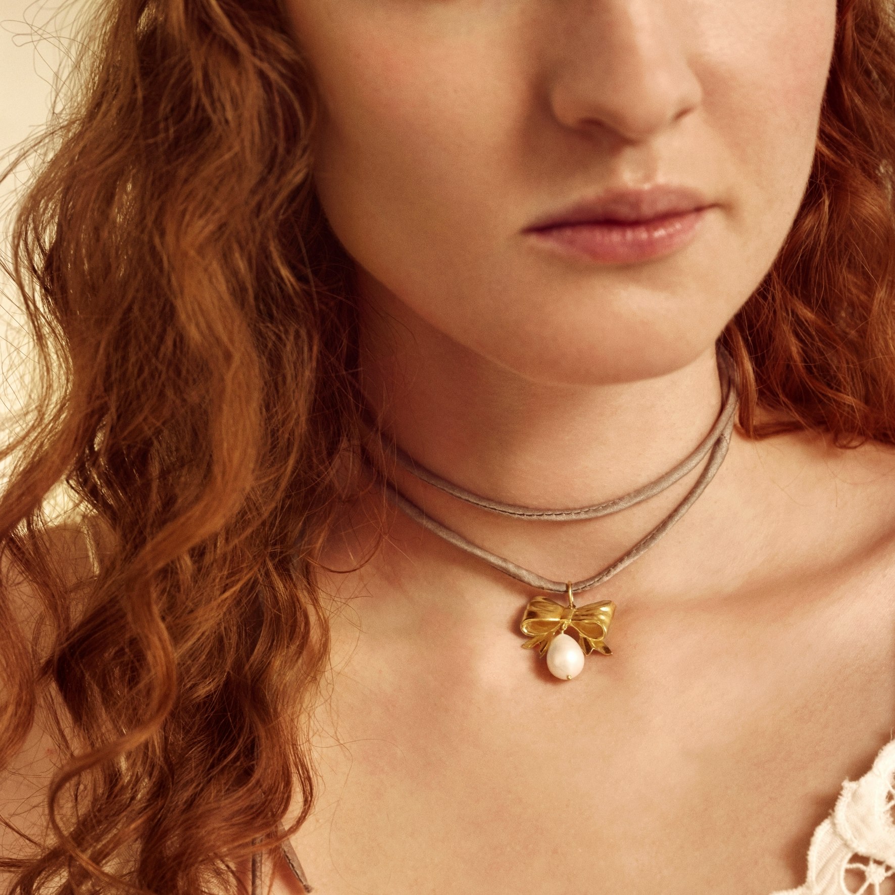 Miyu Choker fra Maanesten i Forgyldt-Sølv Sterling 925